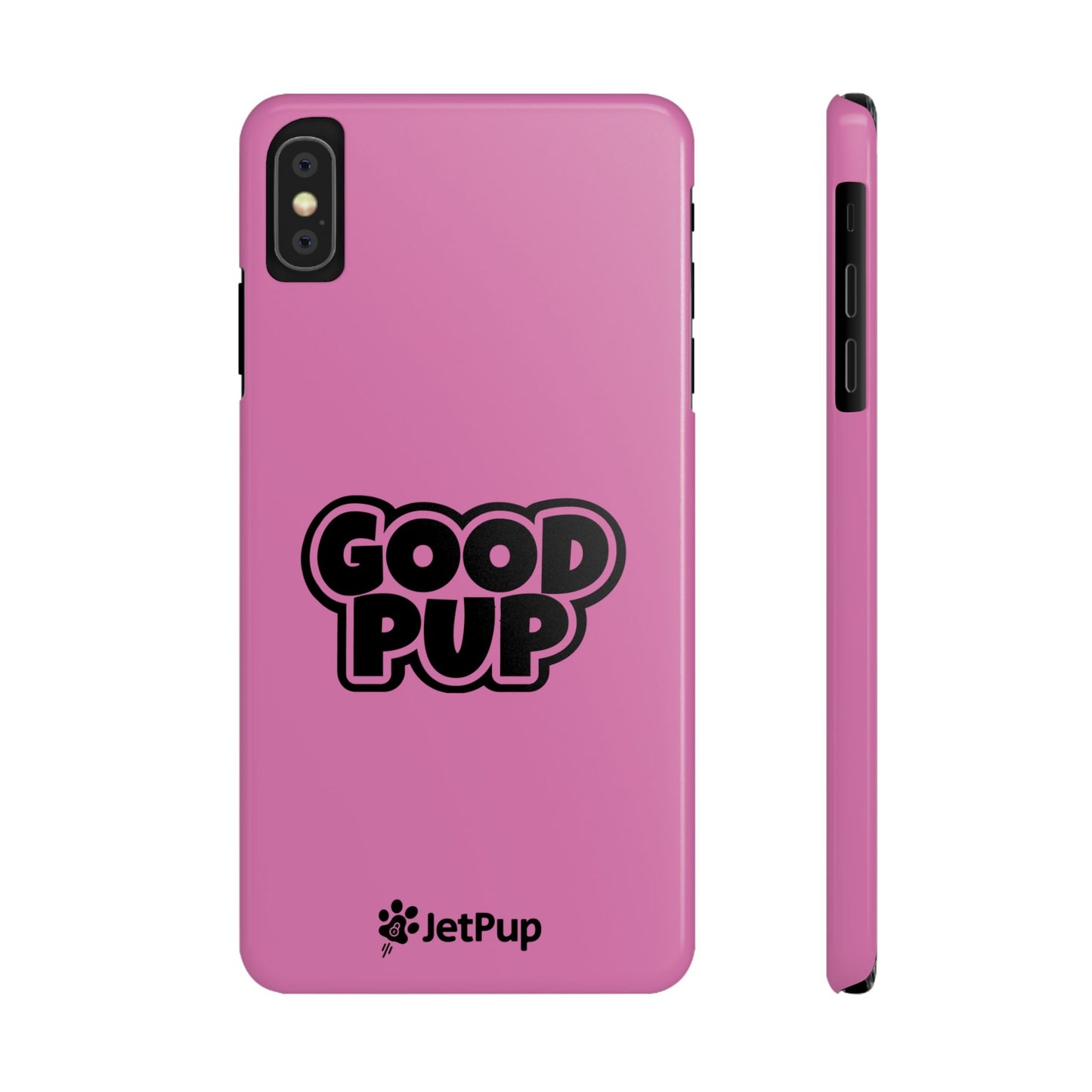 Good Pup Slim iPhone Cases - Pink