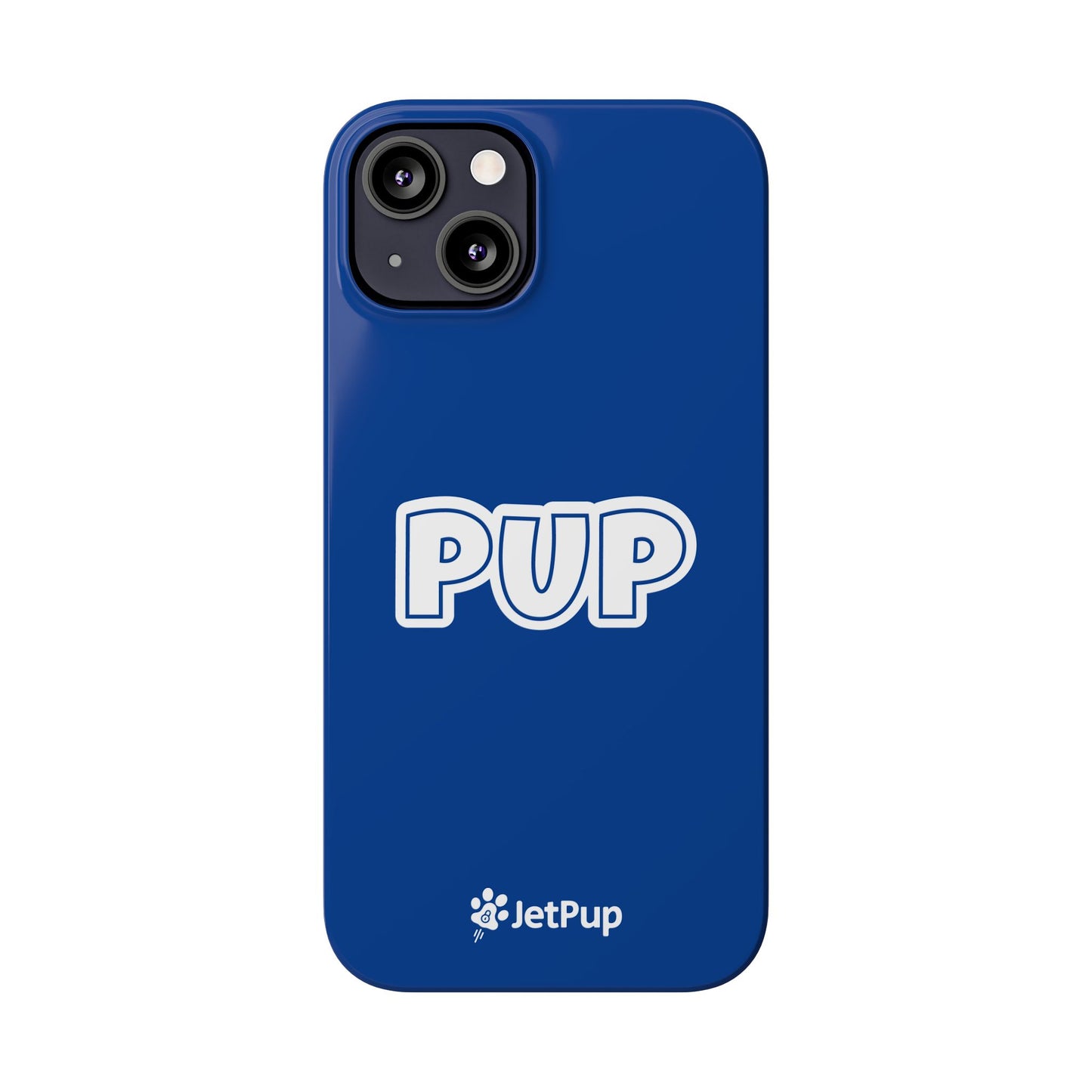 Pup Slim iPhone Cases - Blue
