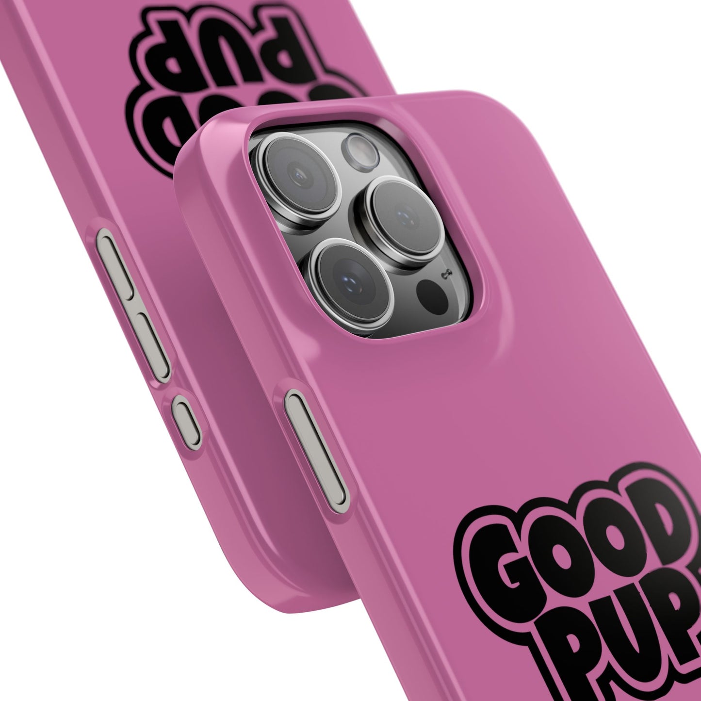Good Pup Slim iPhone Cases - Pink