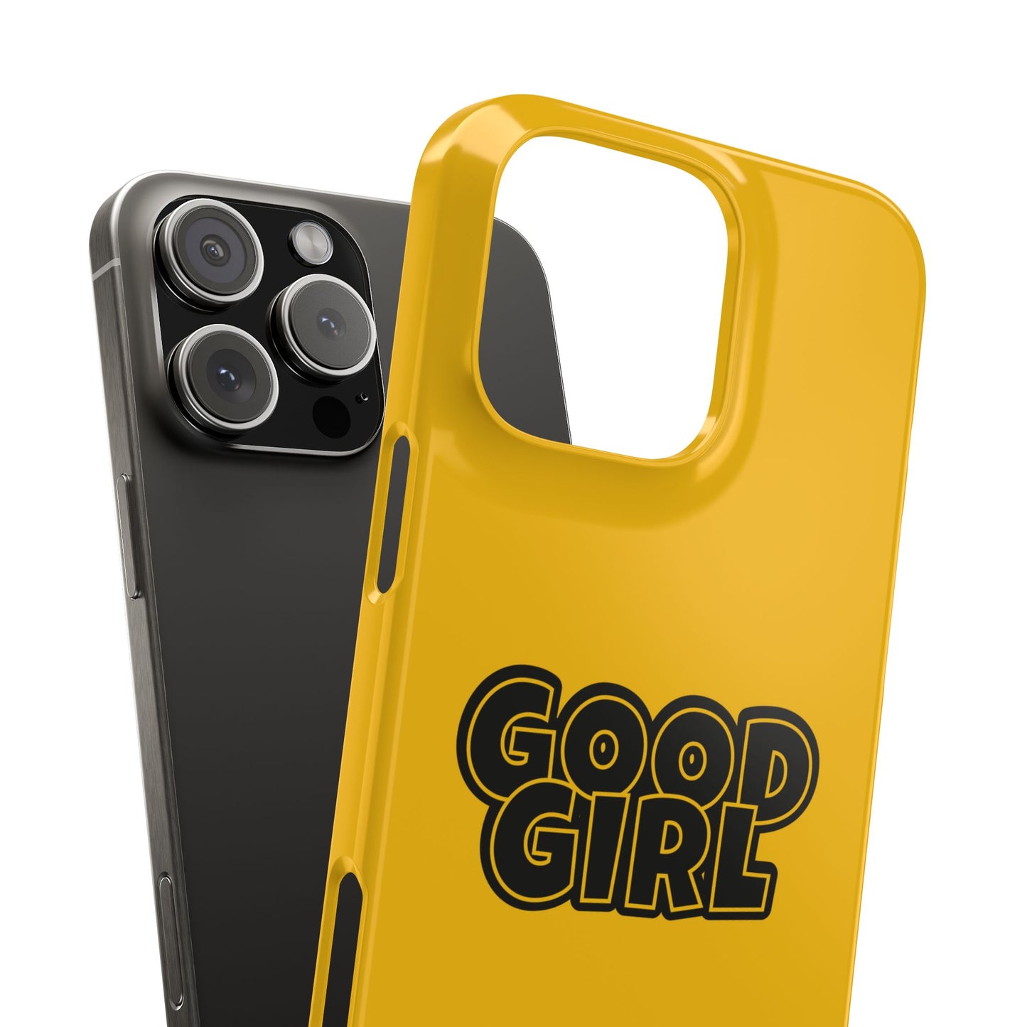 Good Girl Slim iPhone Cases - Yellow