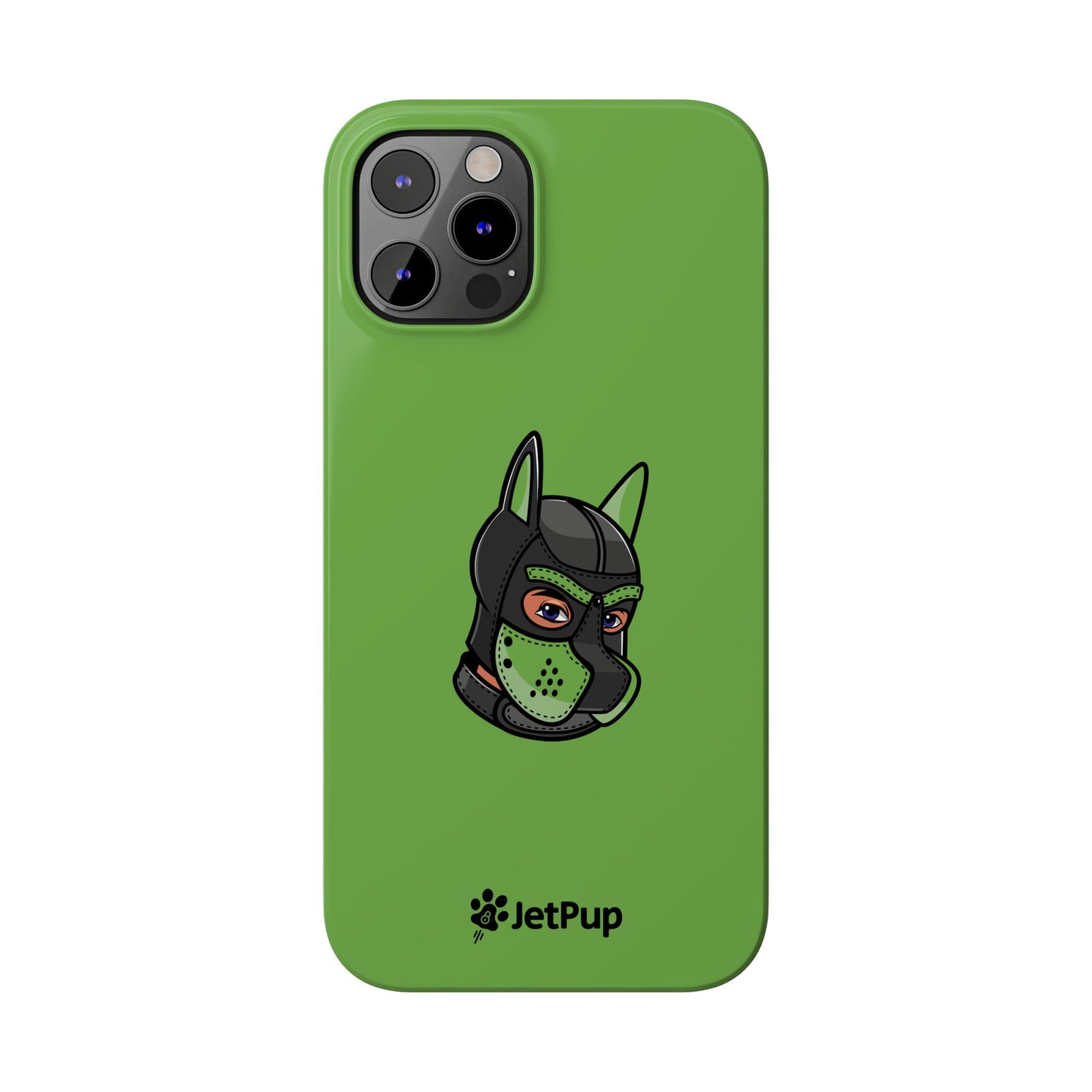 Pup Hood Slim iPhone Cases - Green