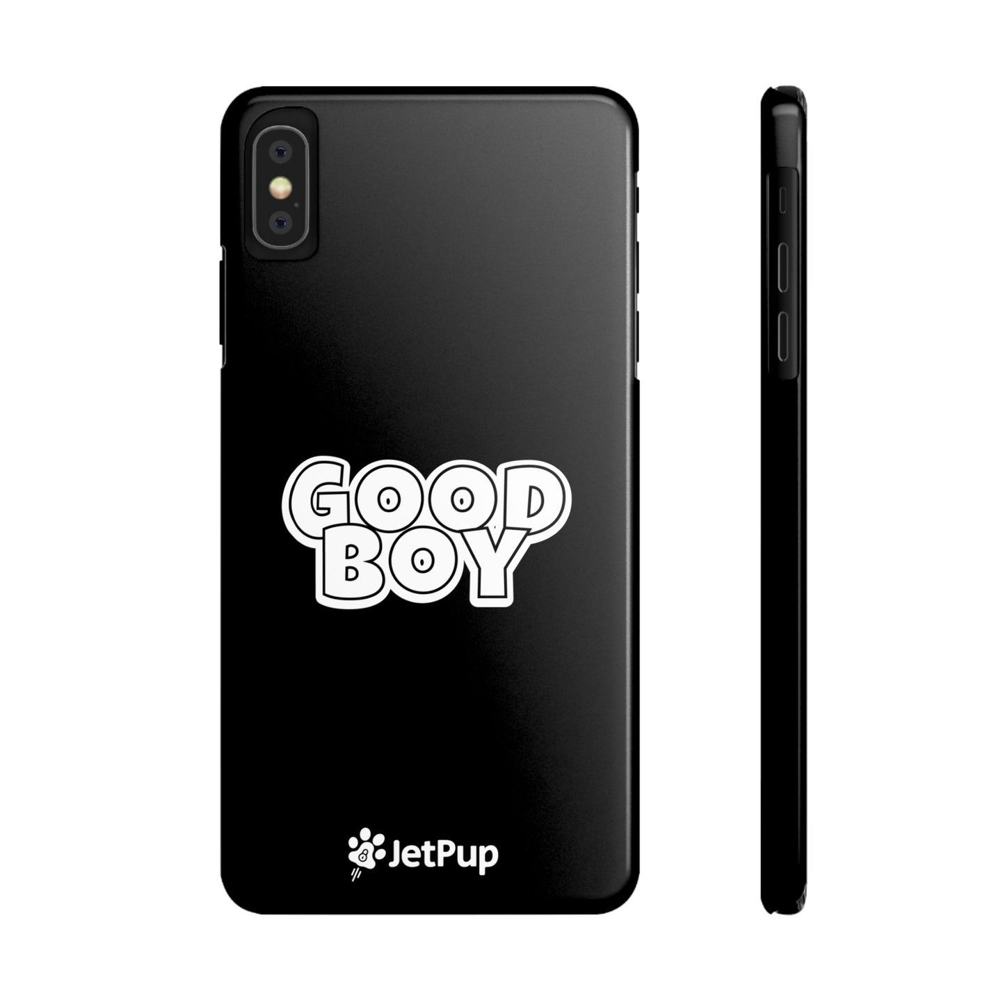 Good Boy Slim iPhone Cases - Black