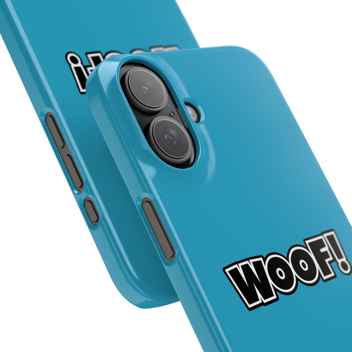Woof Slim iPhone Cases -Turquoise
