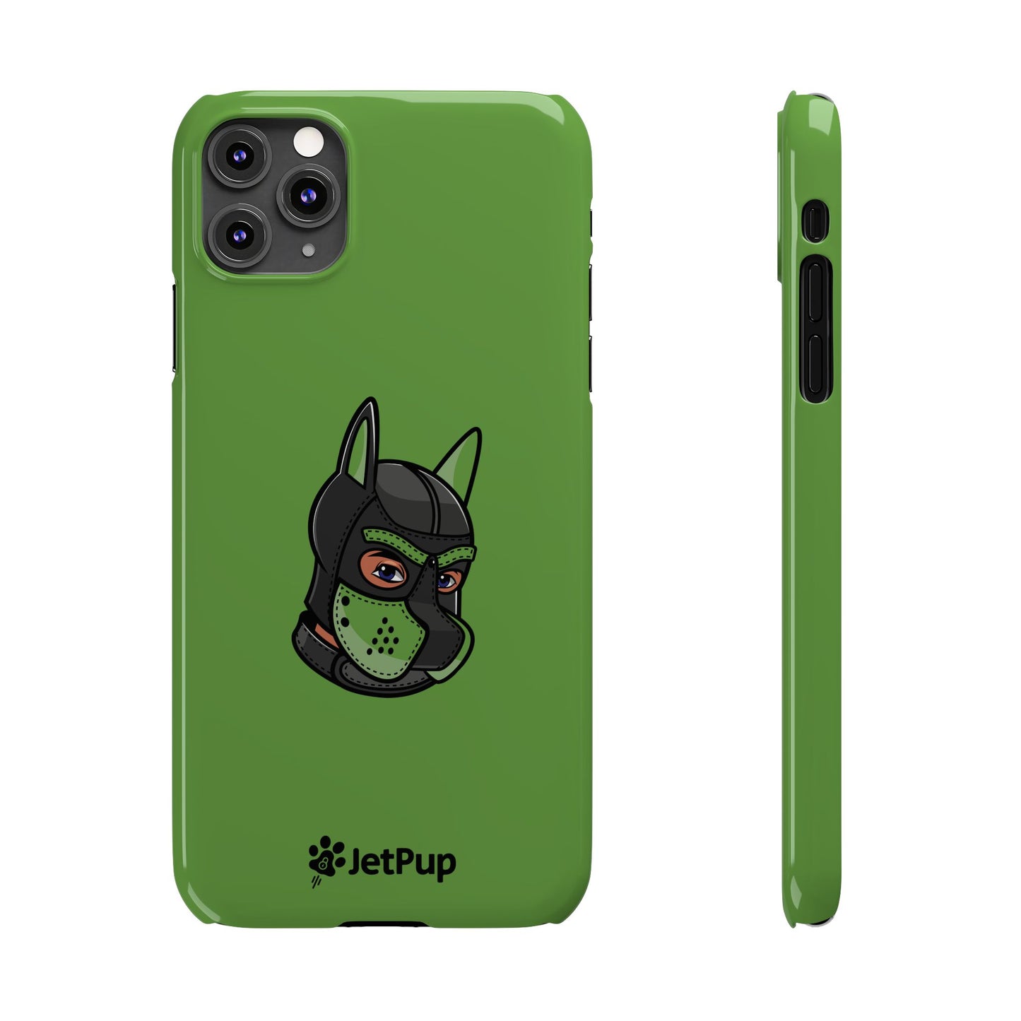 Pup Hood Slim iPhone Cases - Green