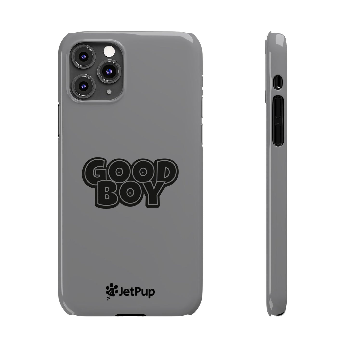 Good Boy Slim iPhone Cases - Grey