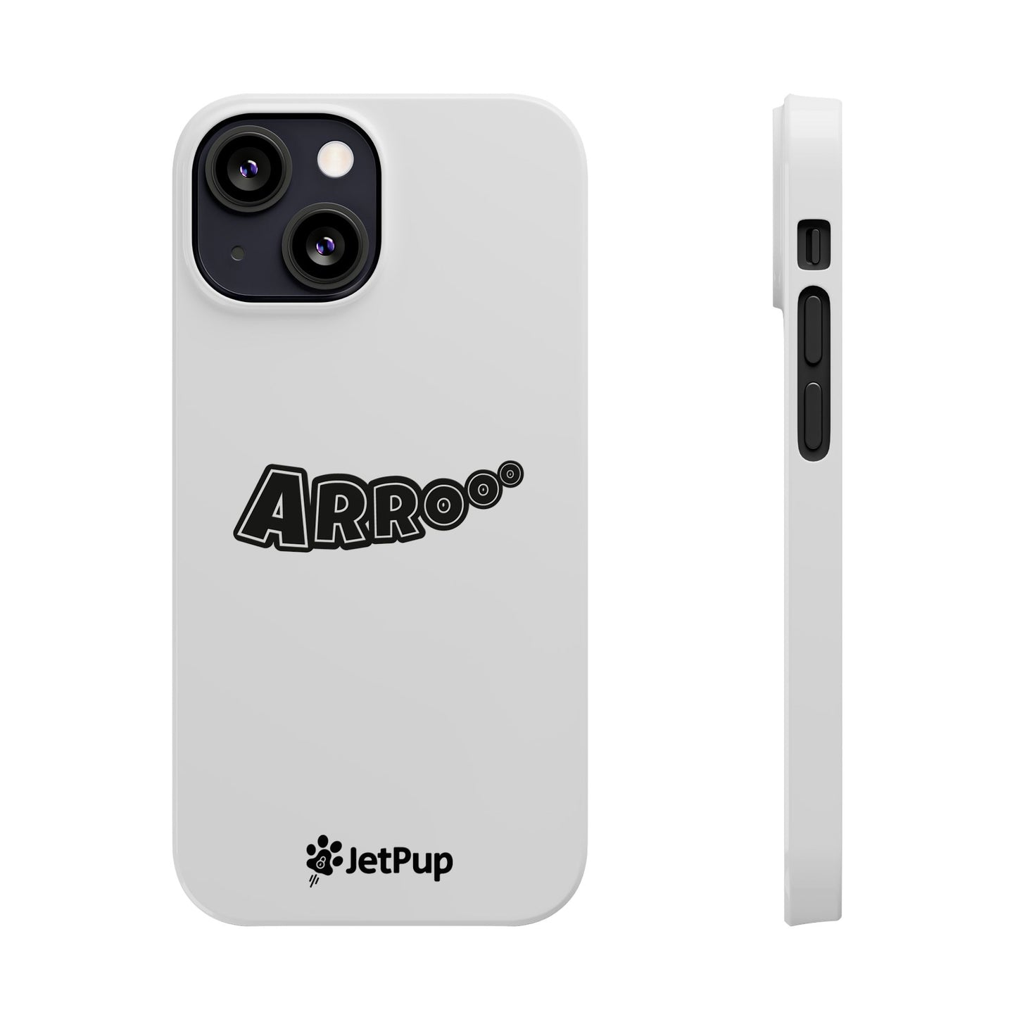 Arrooo Slim iPhone Cases - White