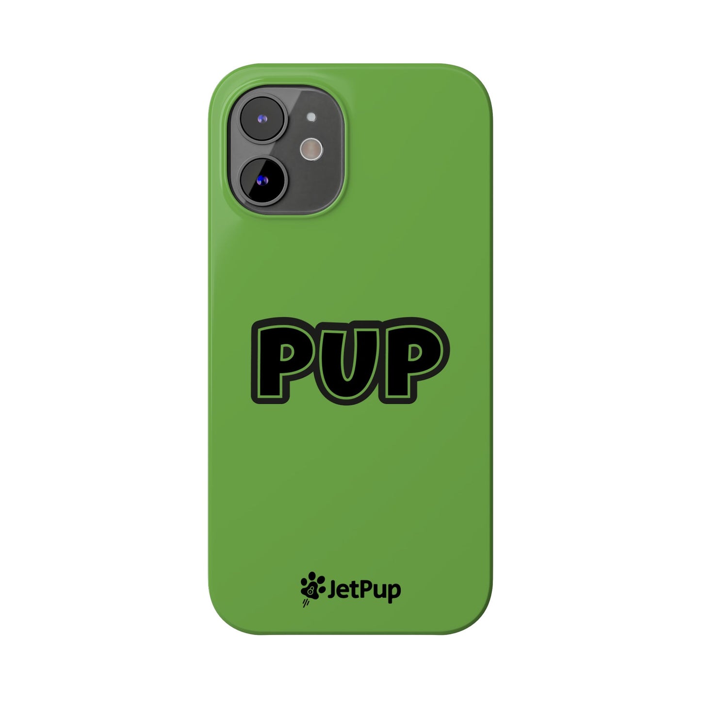 Pup Slim iPhone Cases - Green