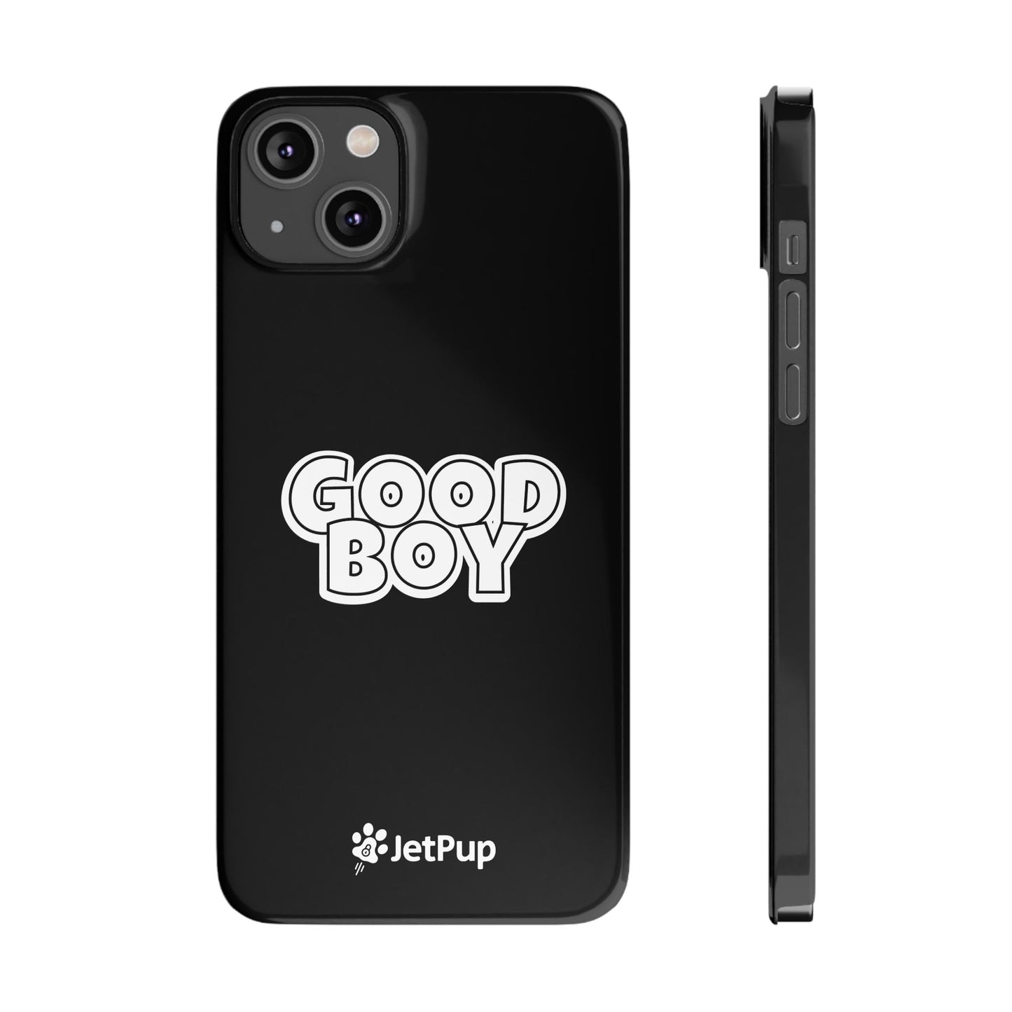 Good Boy Slim iPhone Cases - Black