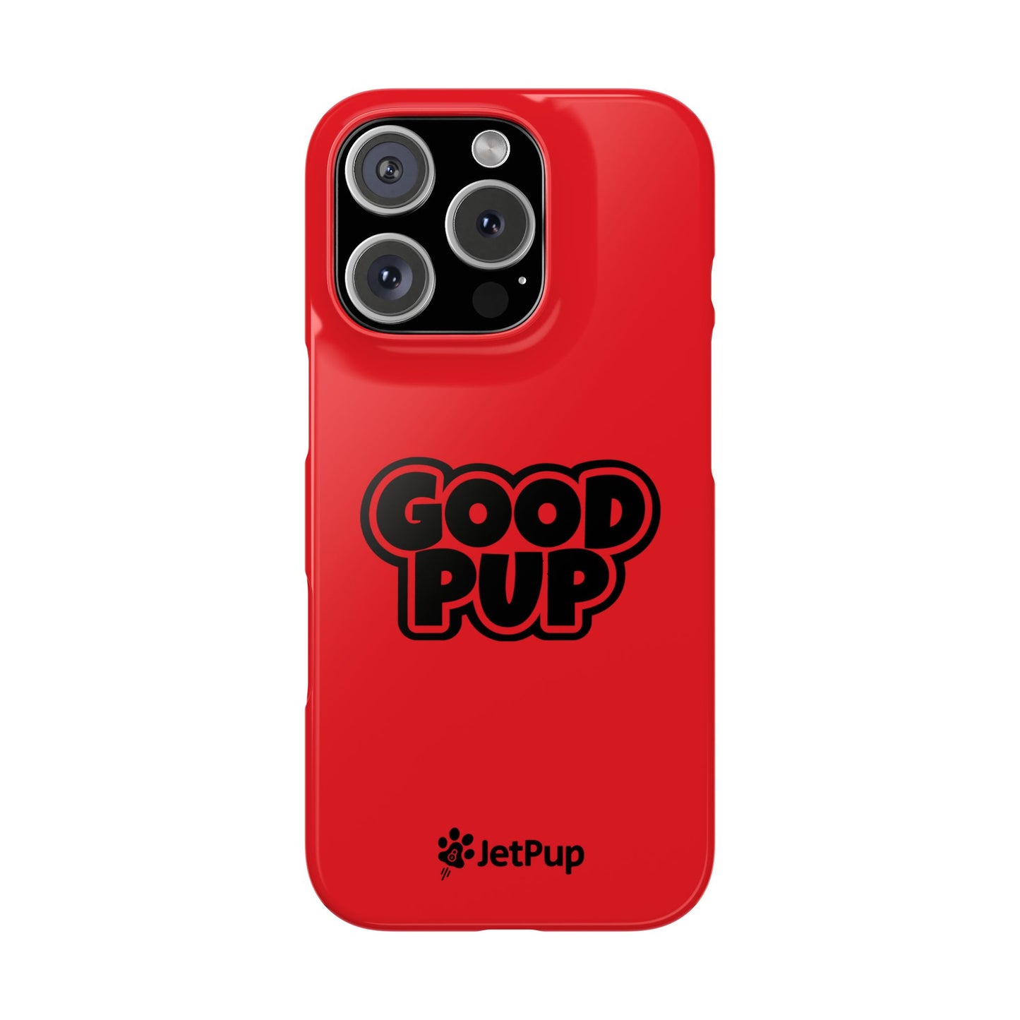 Good Pup Slim iPhone Cases - Red