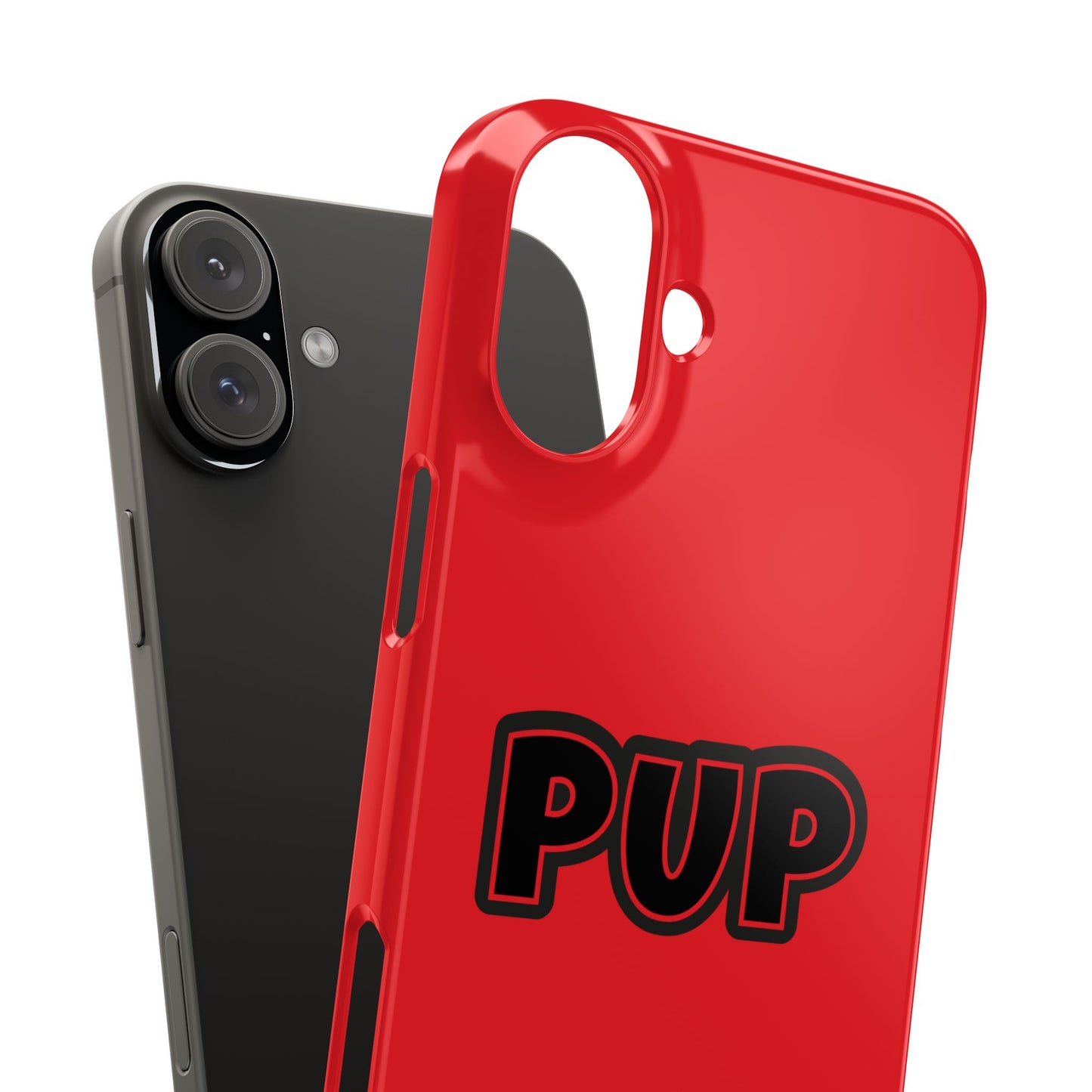 Pup Slim iPhone Cases - Red