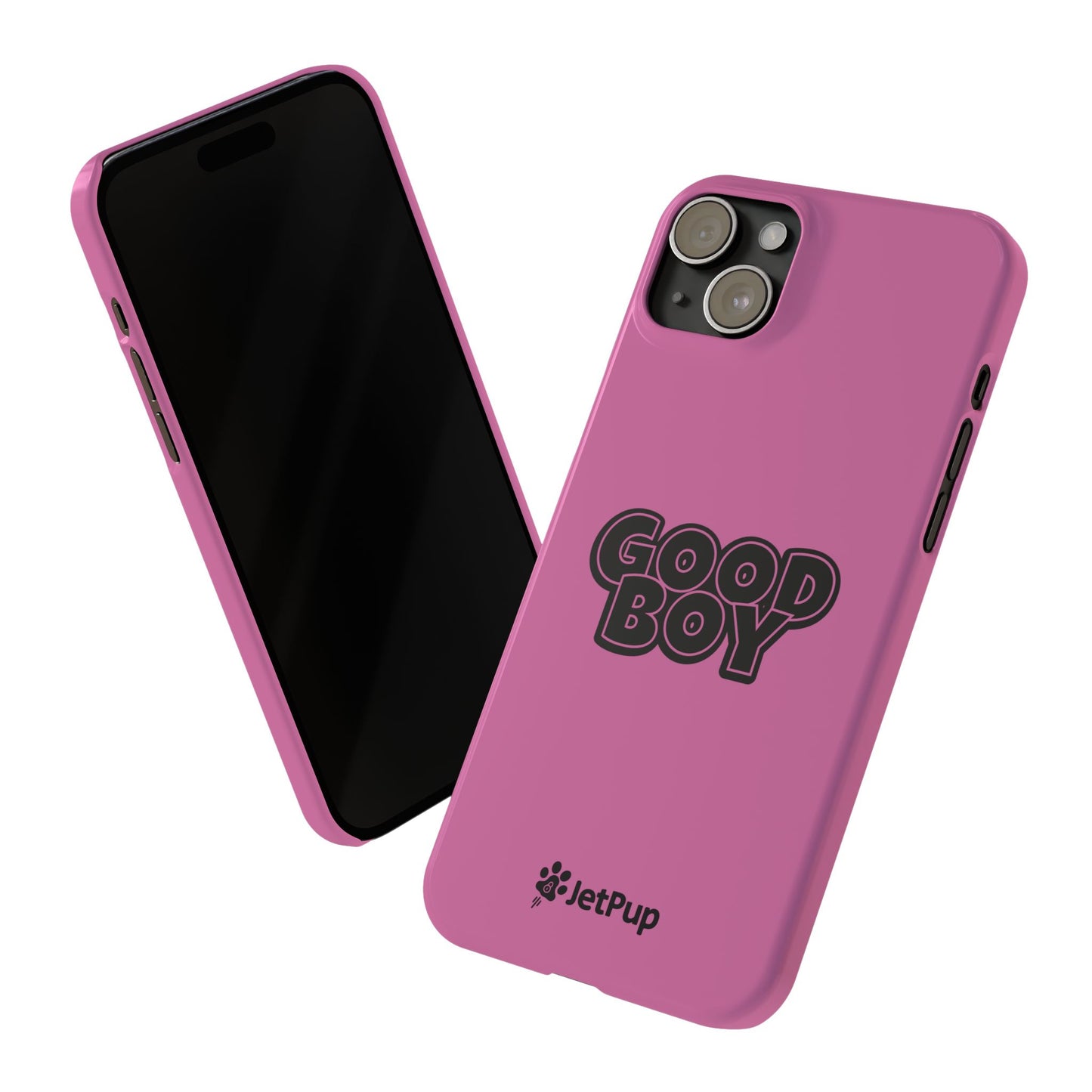 Good Boy Slim iPhone Cases - Pink