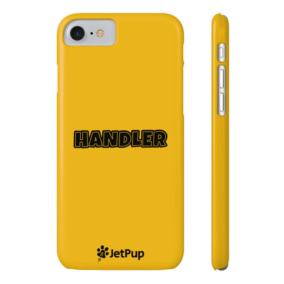 Handler Slim iPhone Cases - Yellow