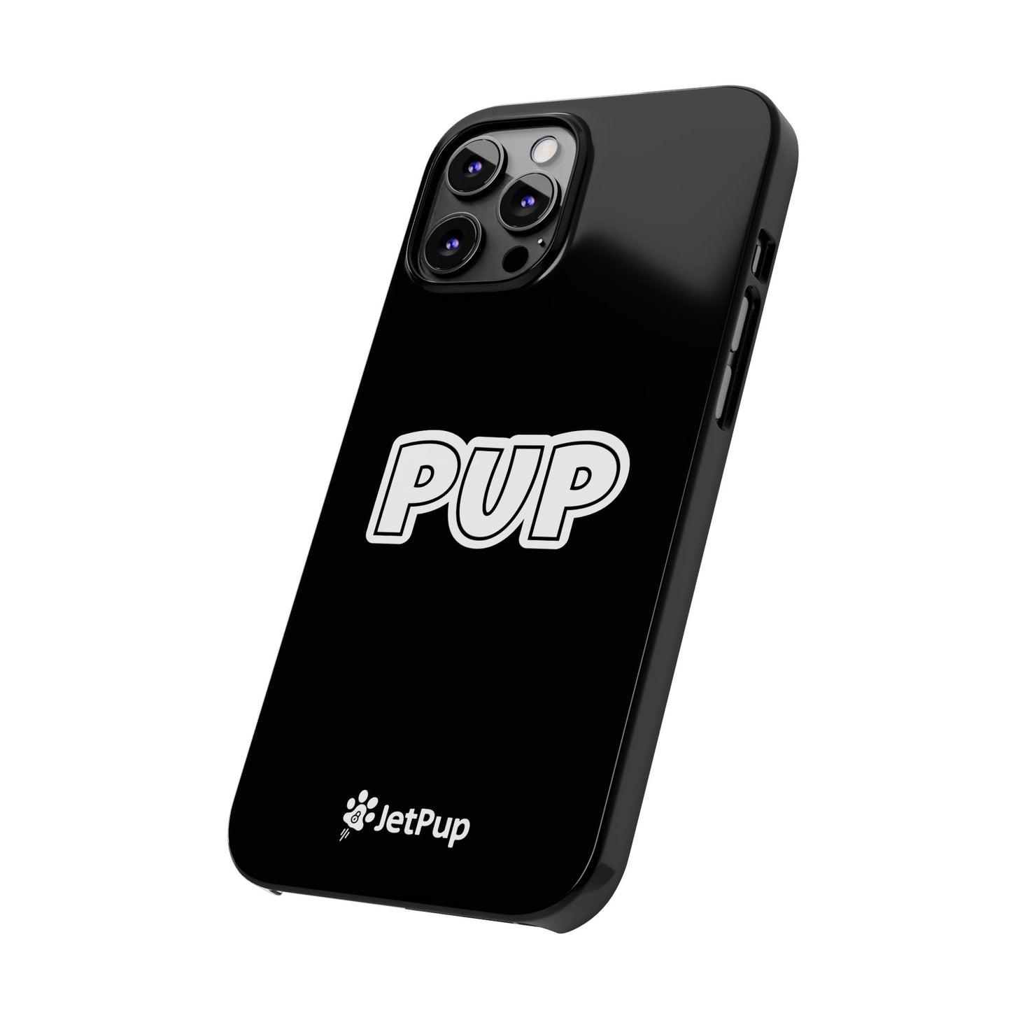 Pup Slim iPhone Cases - Black
