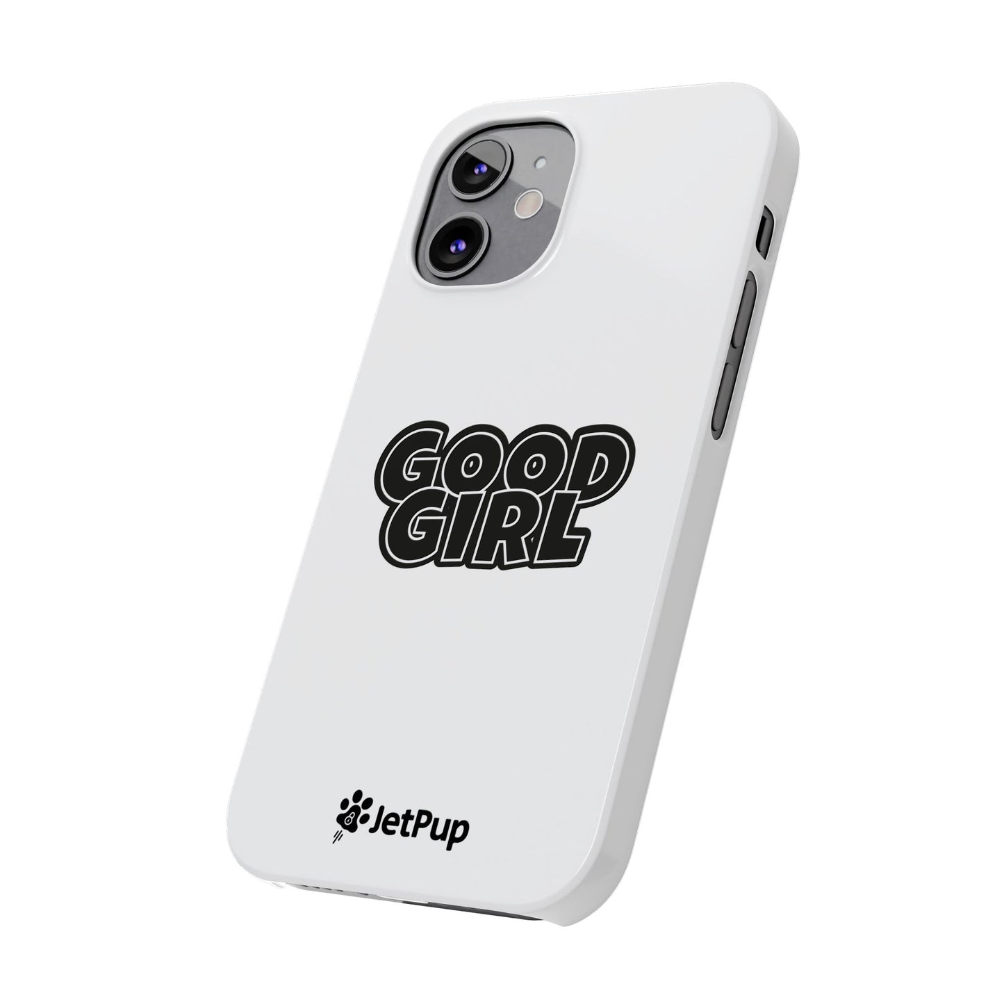 Good Girl Slim iPhone Cases - White