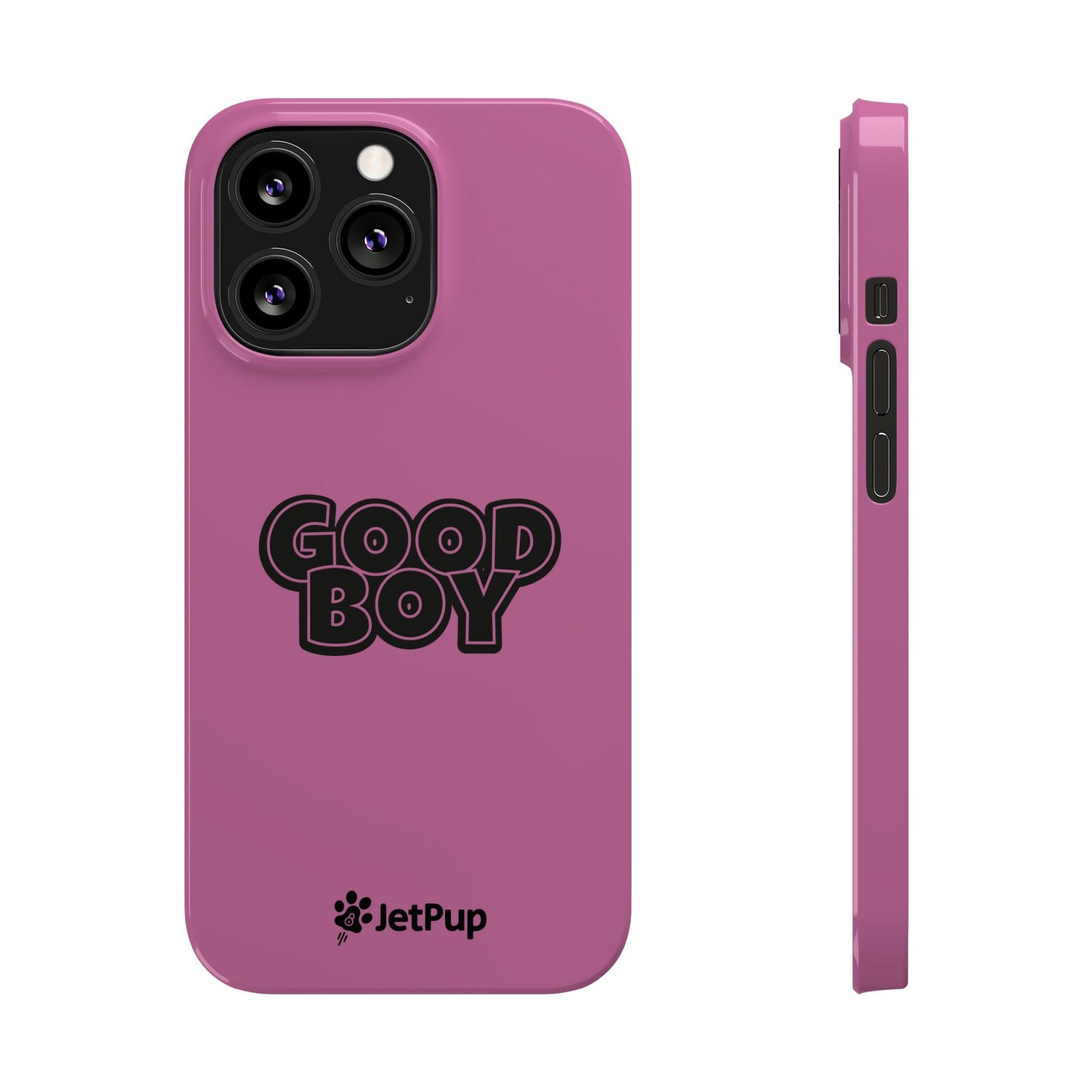 Good Boy Slim iPhone Cases - Pink