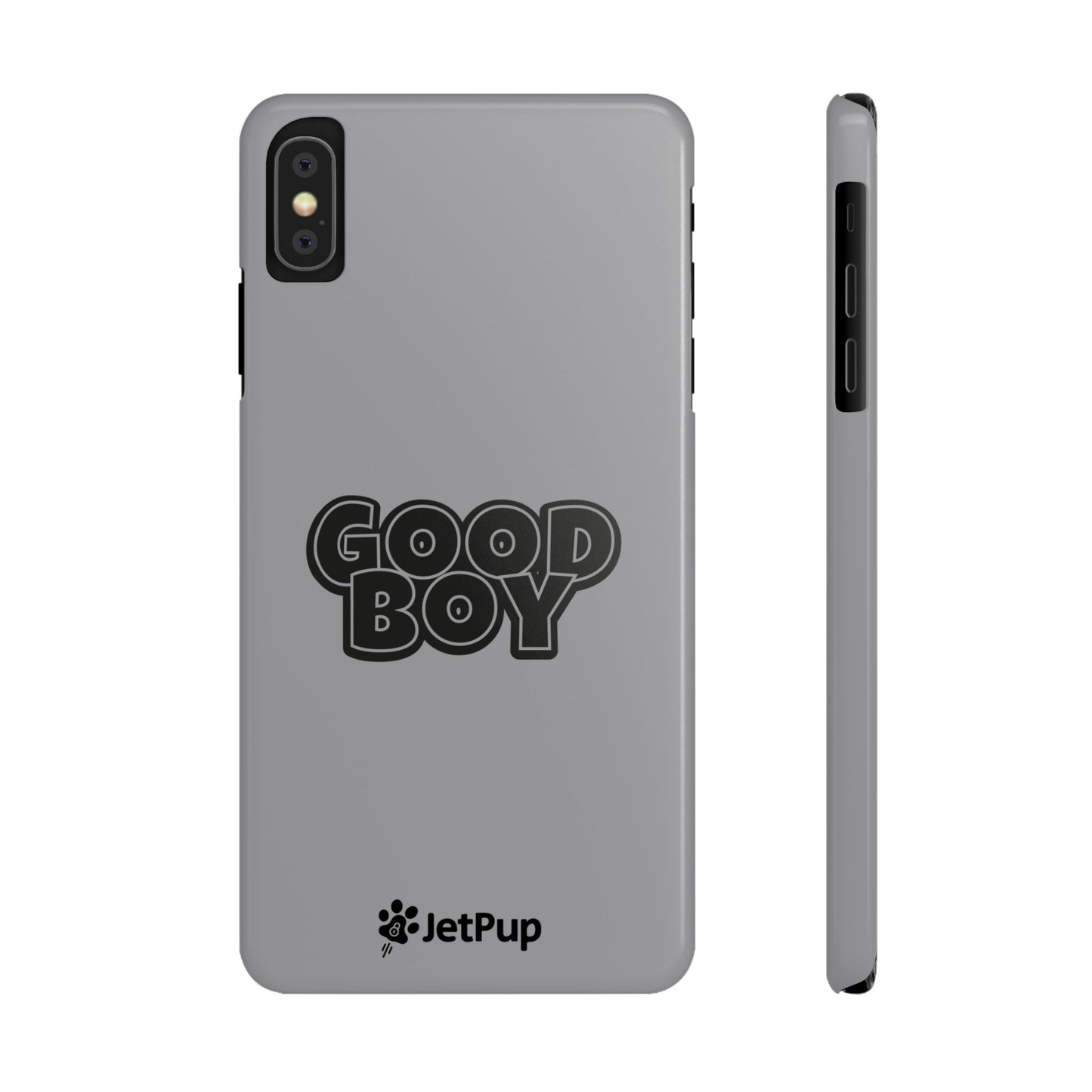 Good Boy Slim iPhone Cases - Grey
