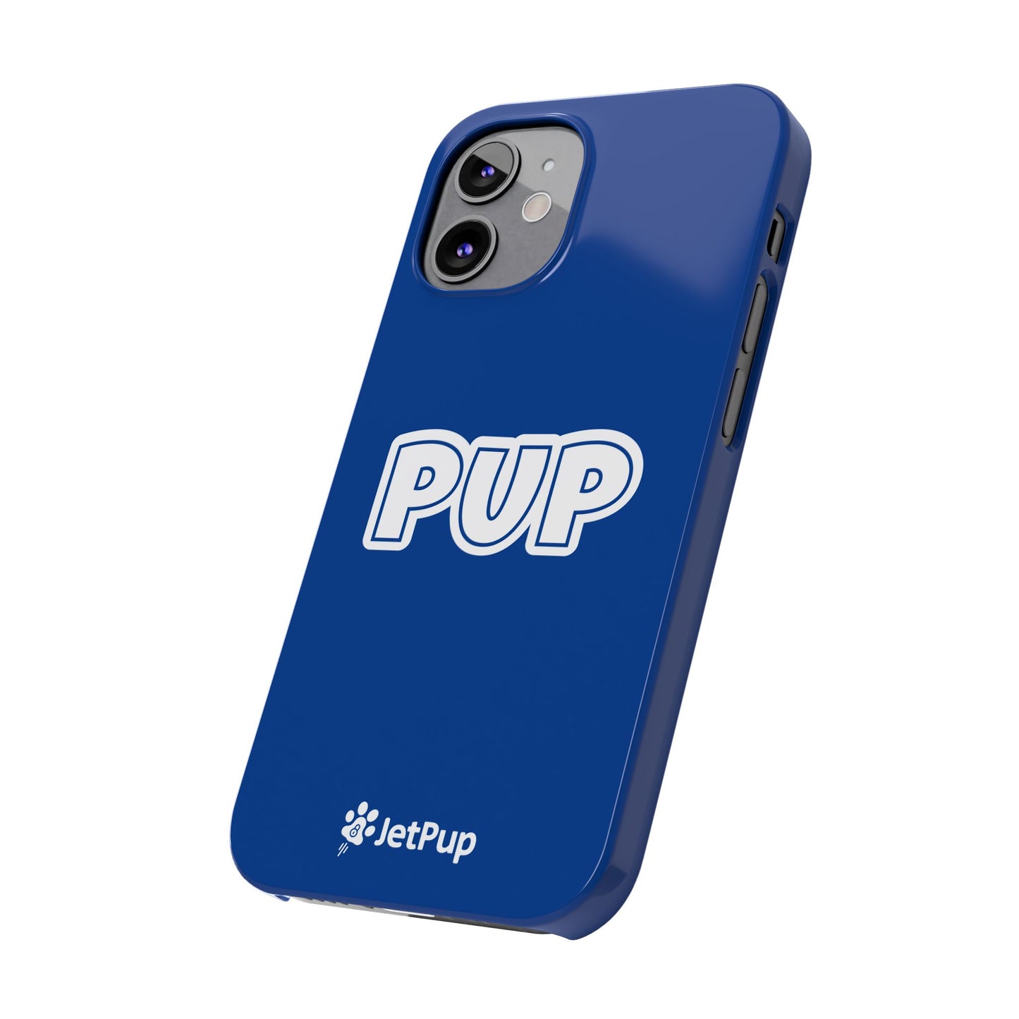 Pup Slim iPhone Cases - Blue