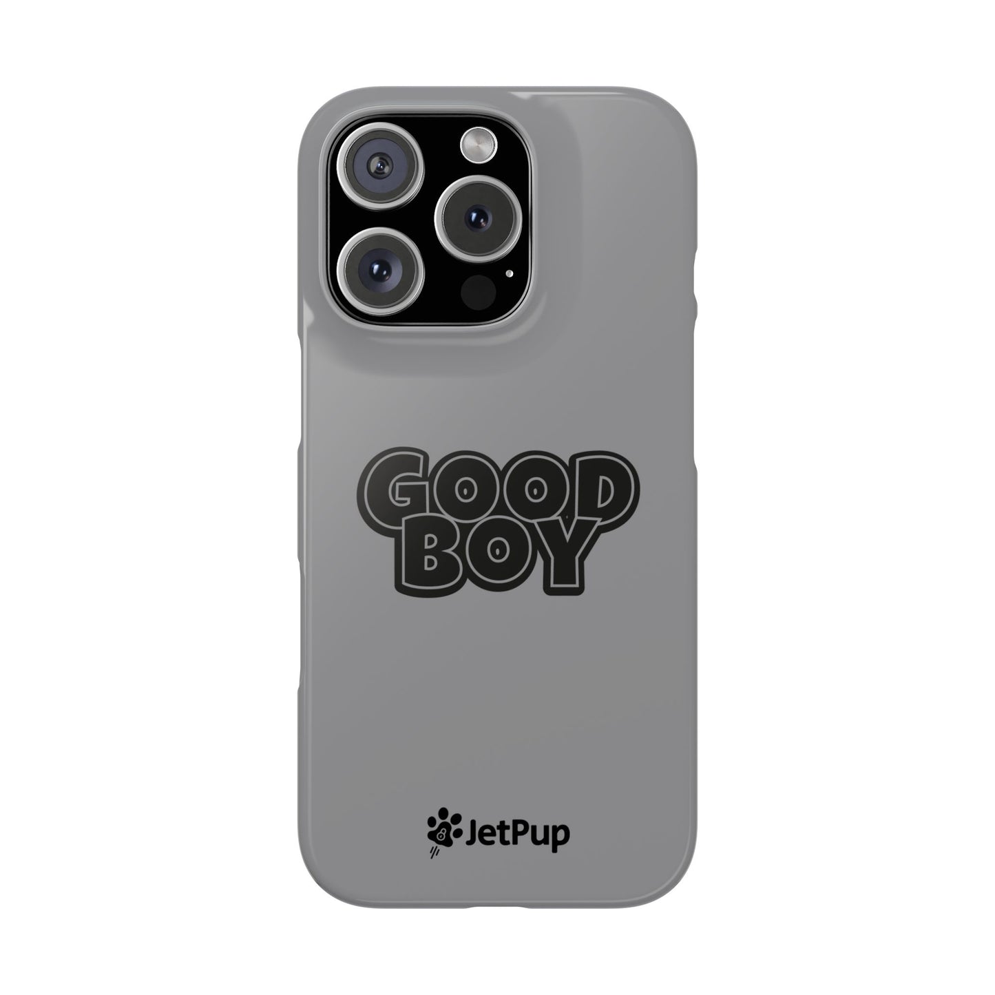 Good Boy Slim iPhone Cases - Grey