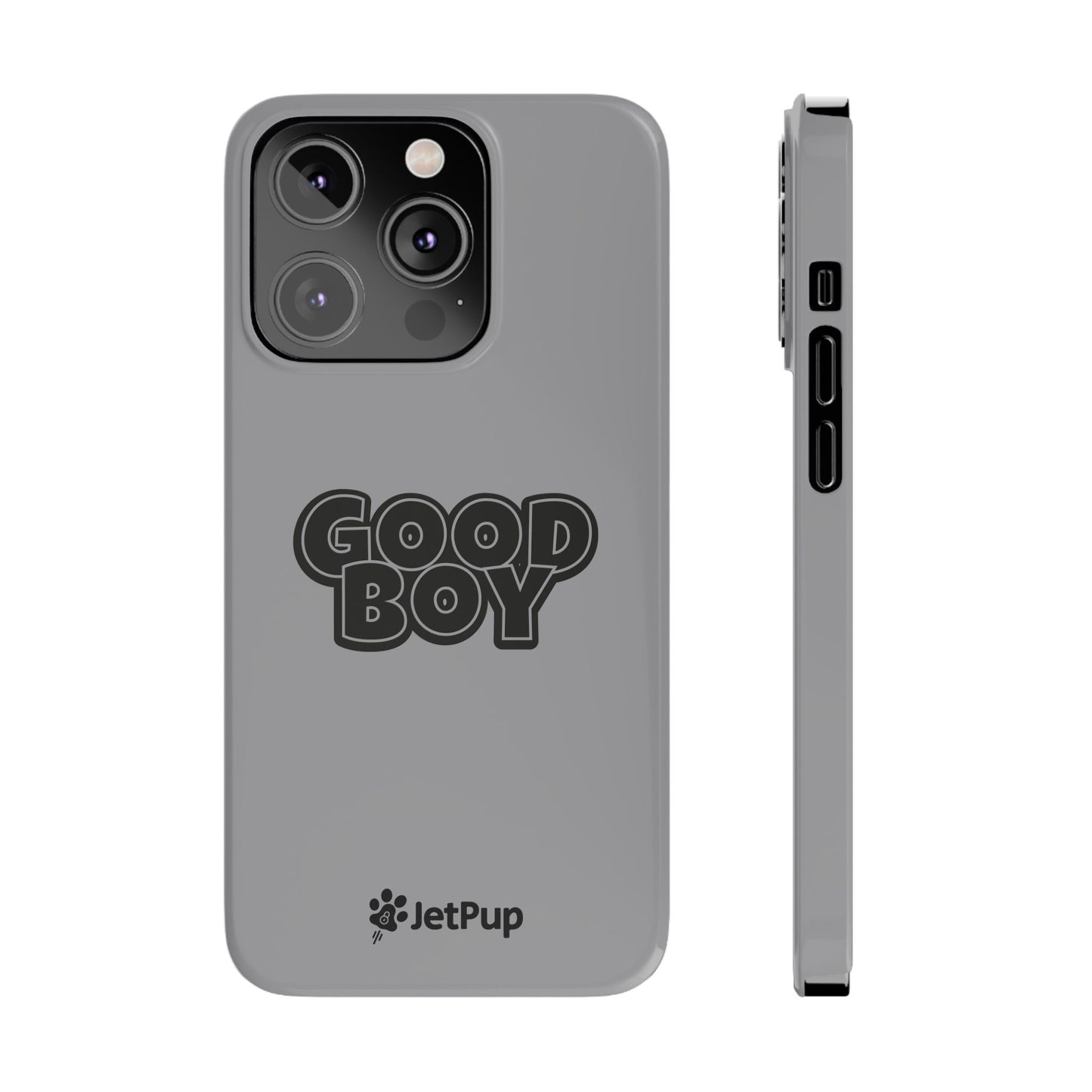 Good Boy Slim iPhone Cases - Grey