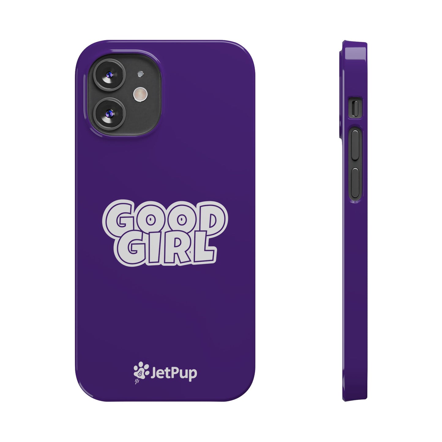 Good Girl Slim iPhone Cases - Purple