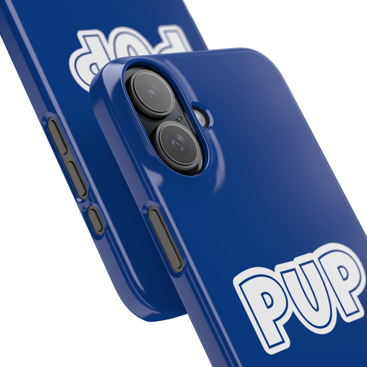 Pup Slim iPhone Cases - Blue