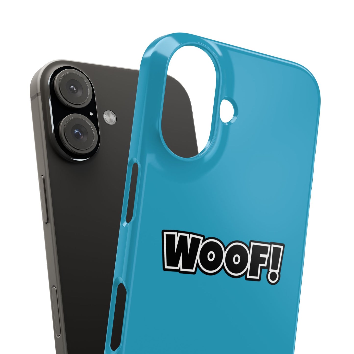 Woof Slim iPhone Cases -Turquoise