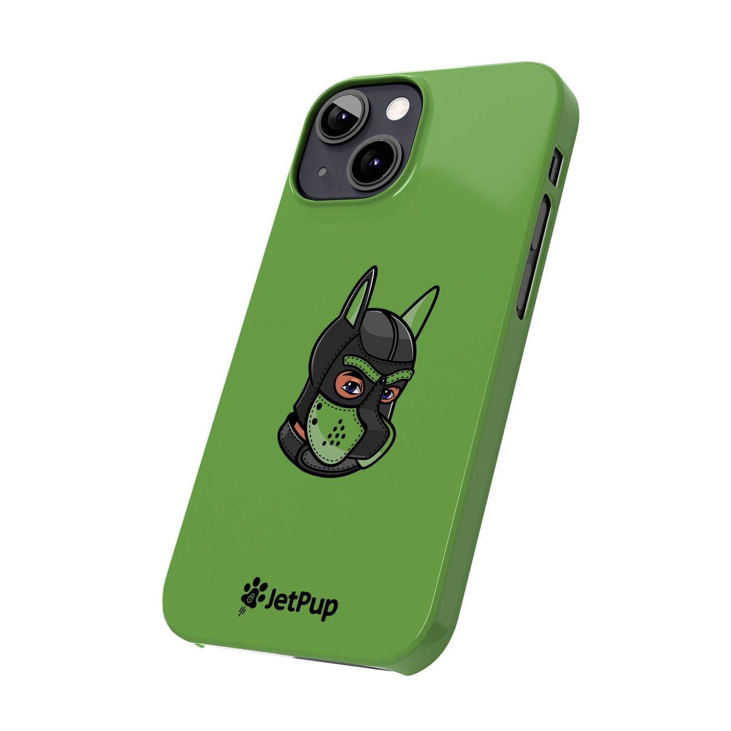 Pup Hood Slim iPhone Cases - Green