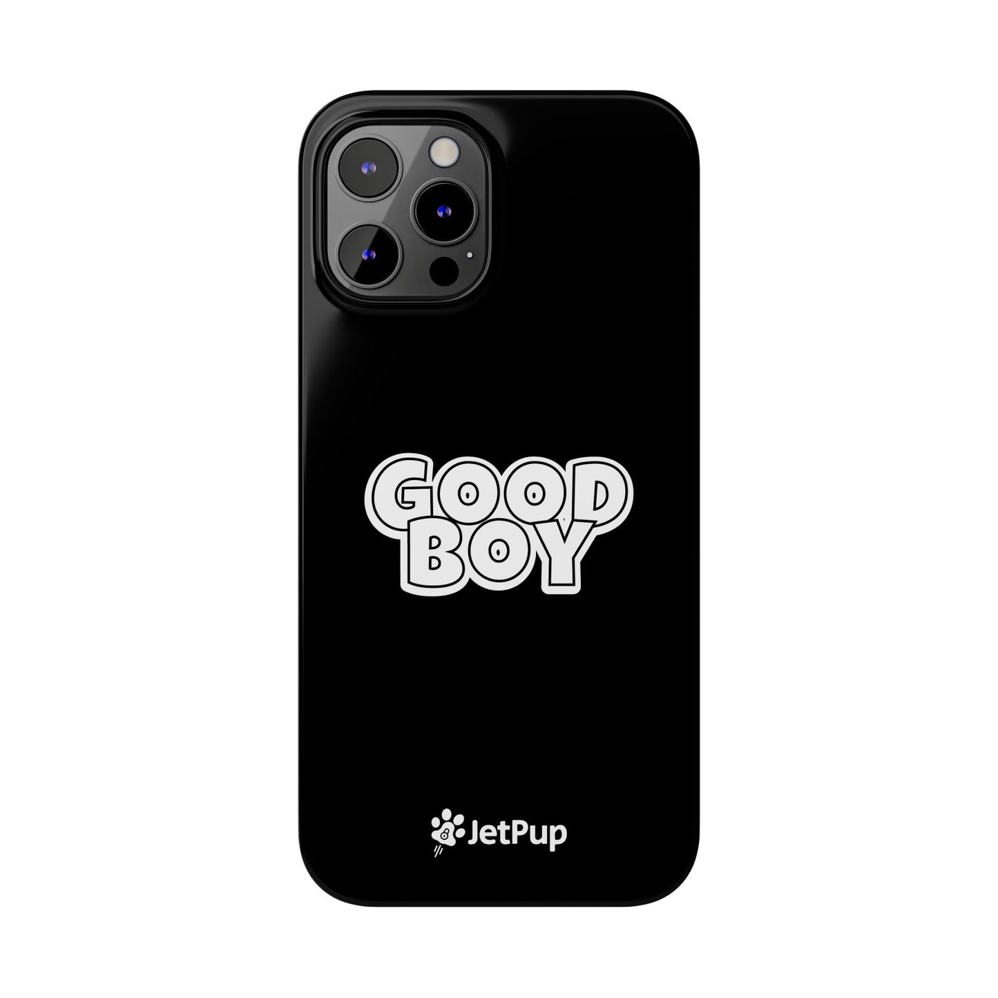 Good Boy Slim iPhone Cases - Black