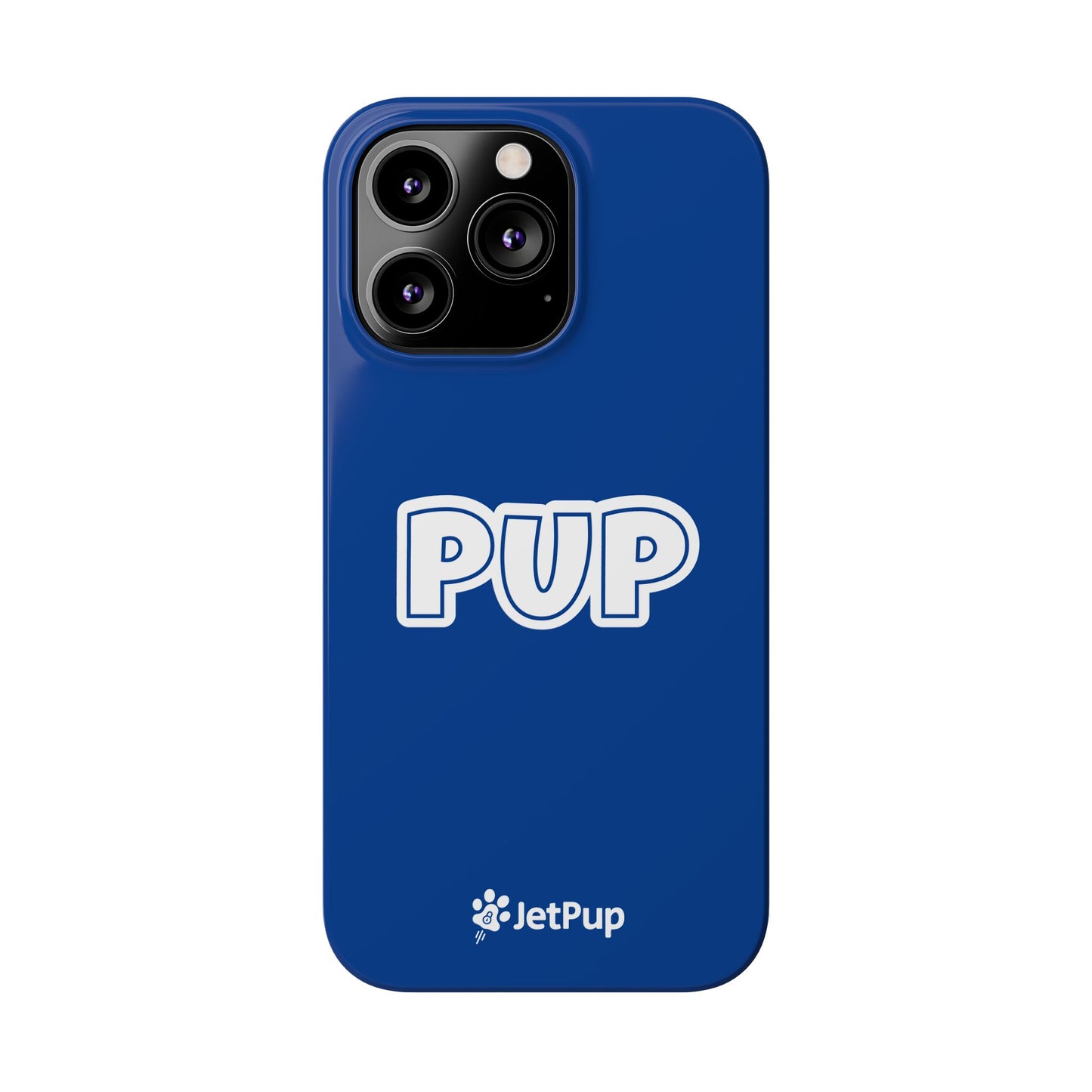 Pup Slim iPhone Cases - Blue