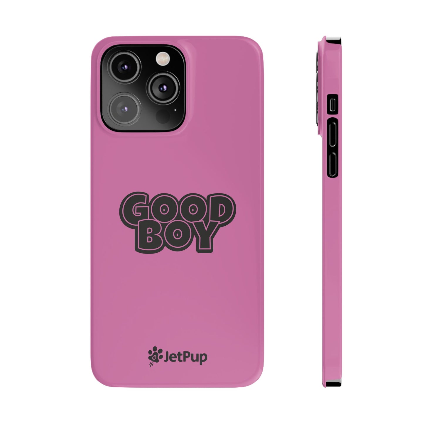 Good Boy Slim iPhone Cases - Pink