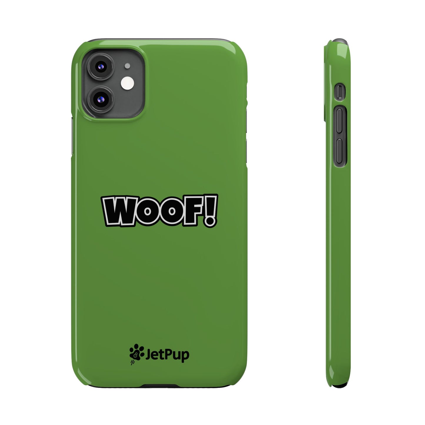 Woof Slim iPhone Cases - Green