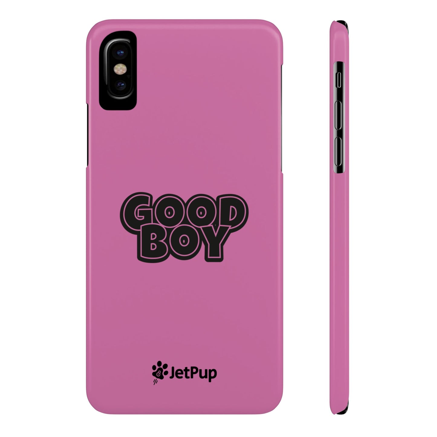 Good Boy Slim iPhone Cases - Pink