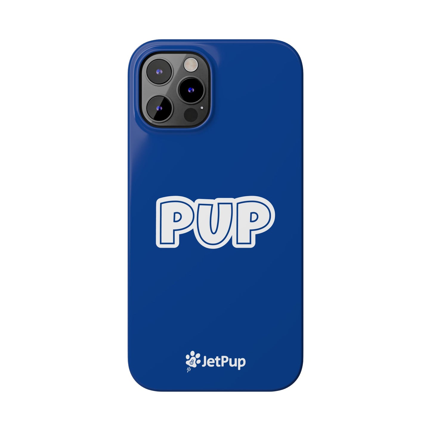 Pup Slim iPhone Cases - Blue