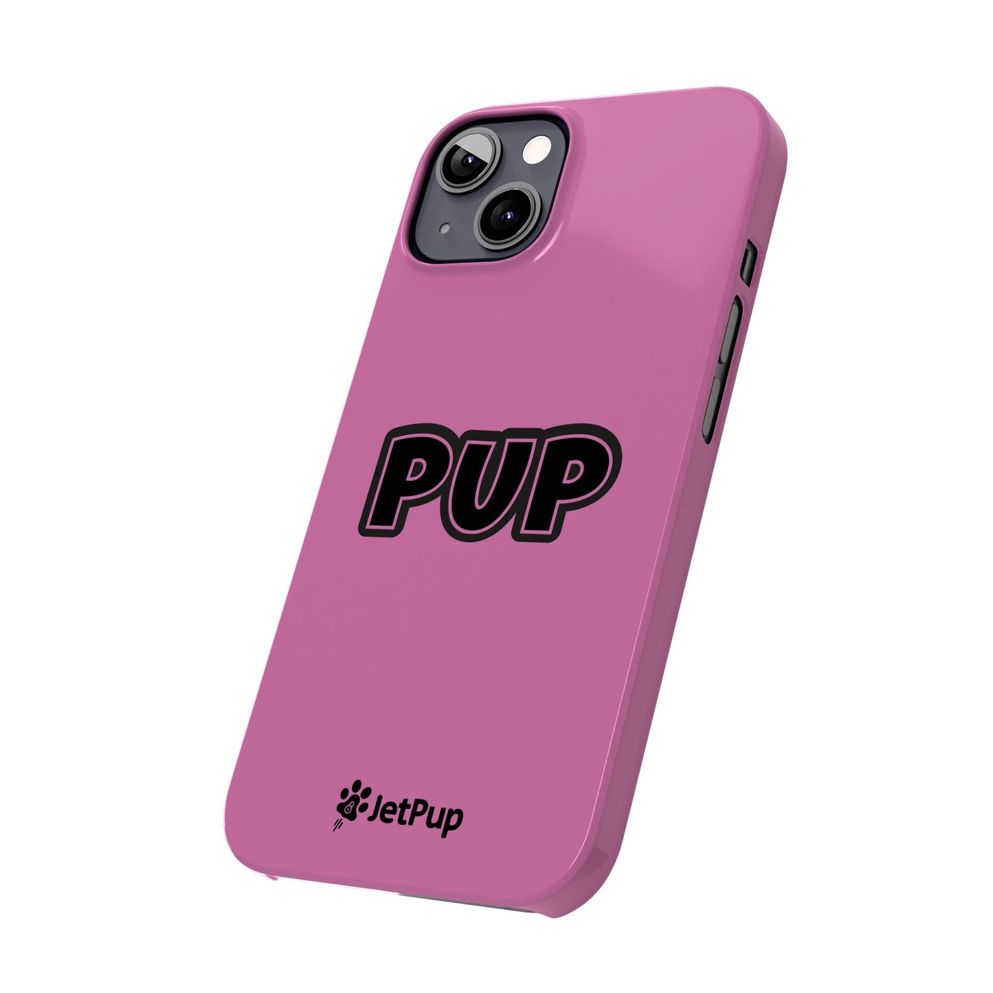 Pup Slim iPhone Cases - Pink