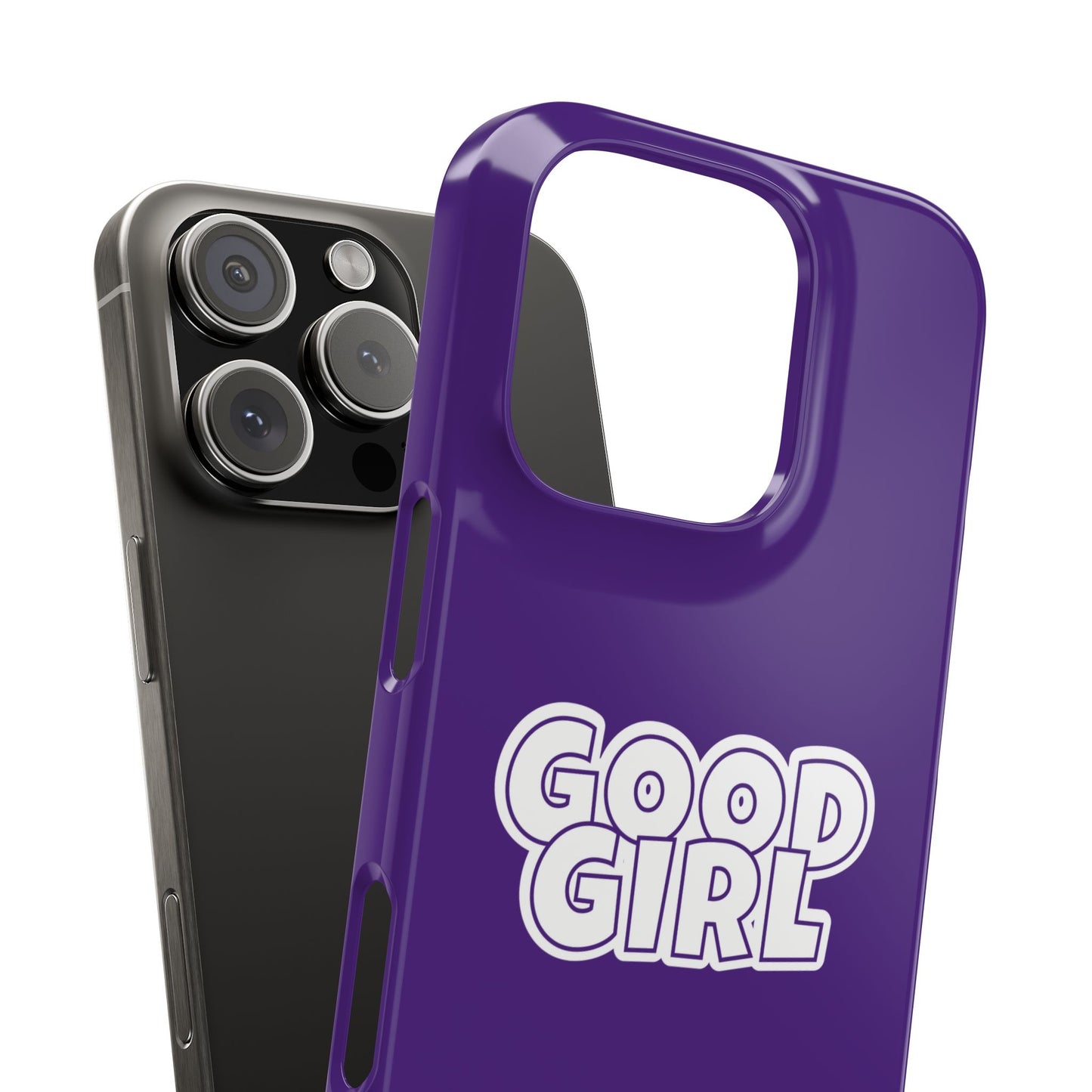 Good Girl Slim iPhone Cases - Purple