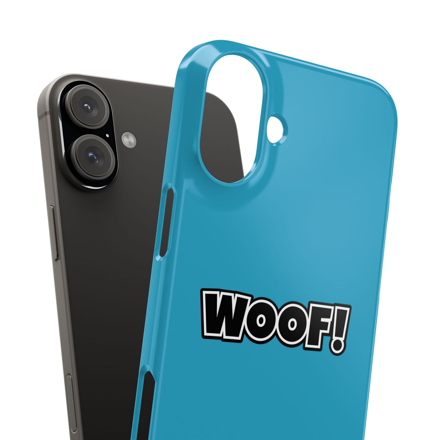 Woof Slim iPhone Cases -Turquoise