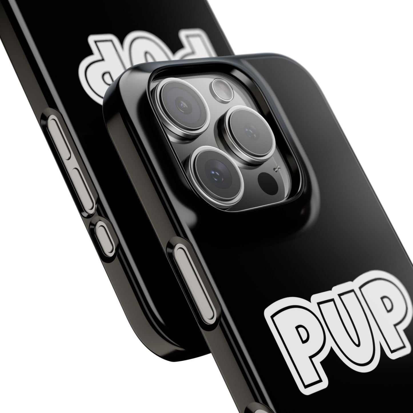Pup Slim iPhone Cases - Black