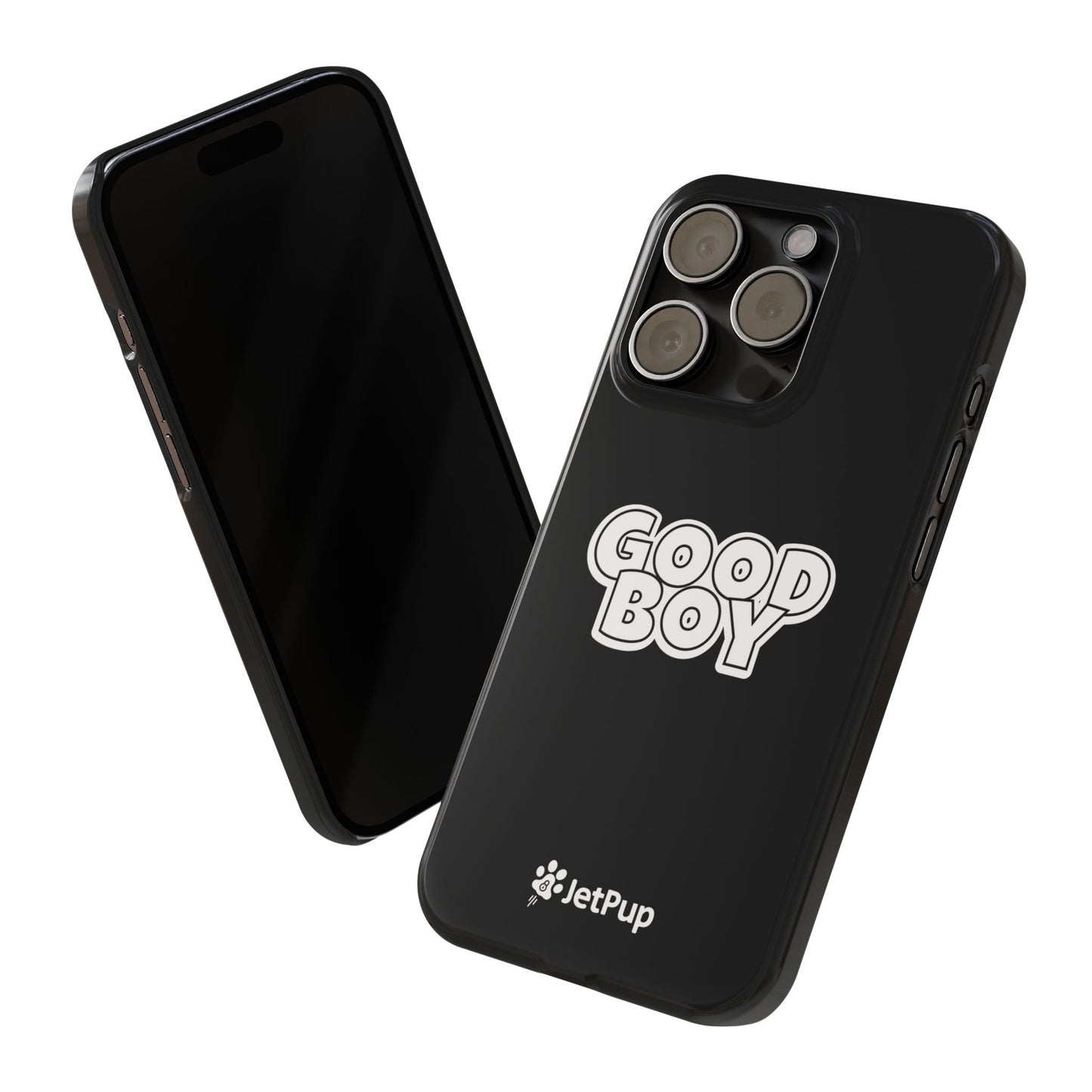 Good Boy Slim iPhone Cases - Black