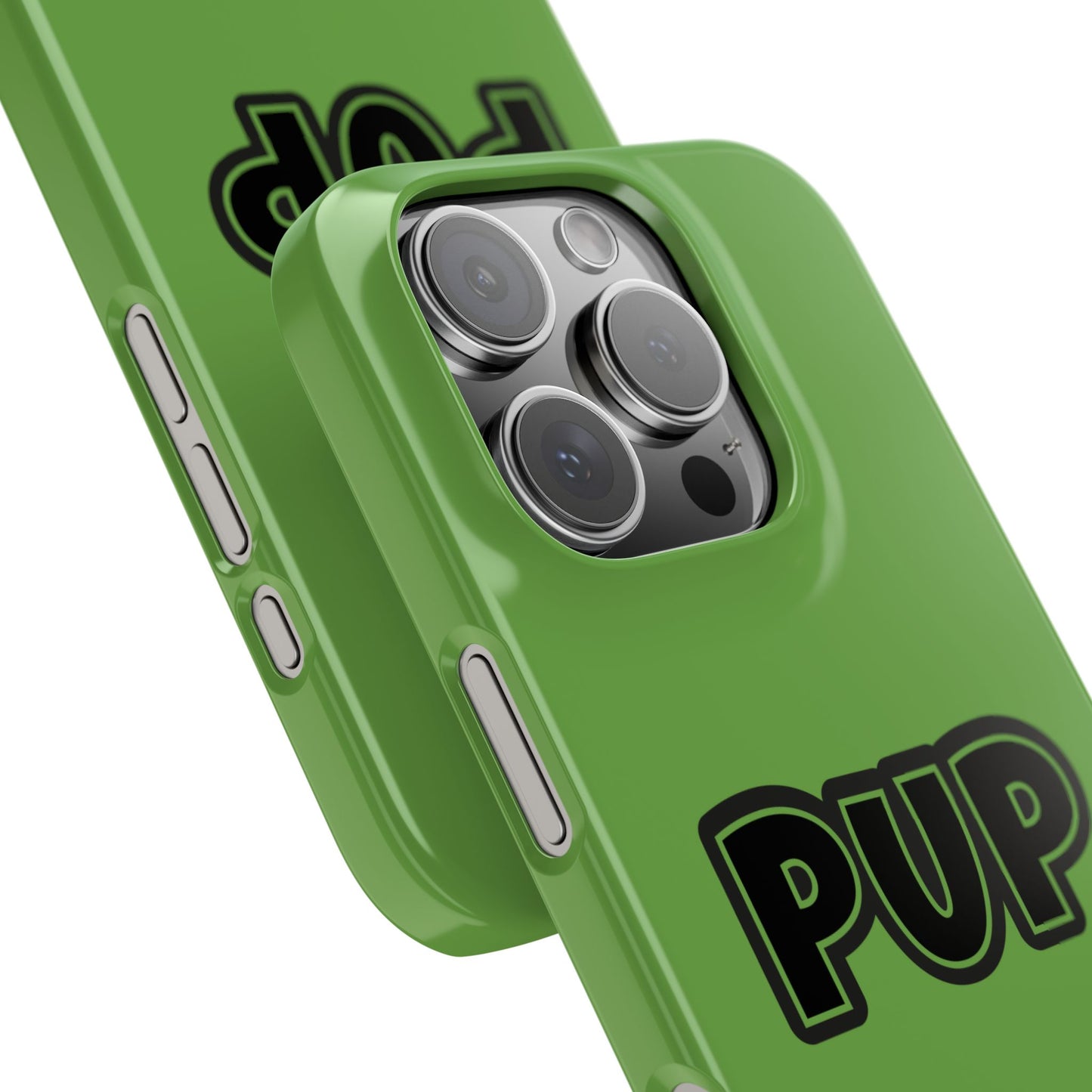 Pup Slim iPhone Cases - Green