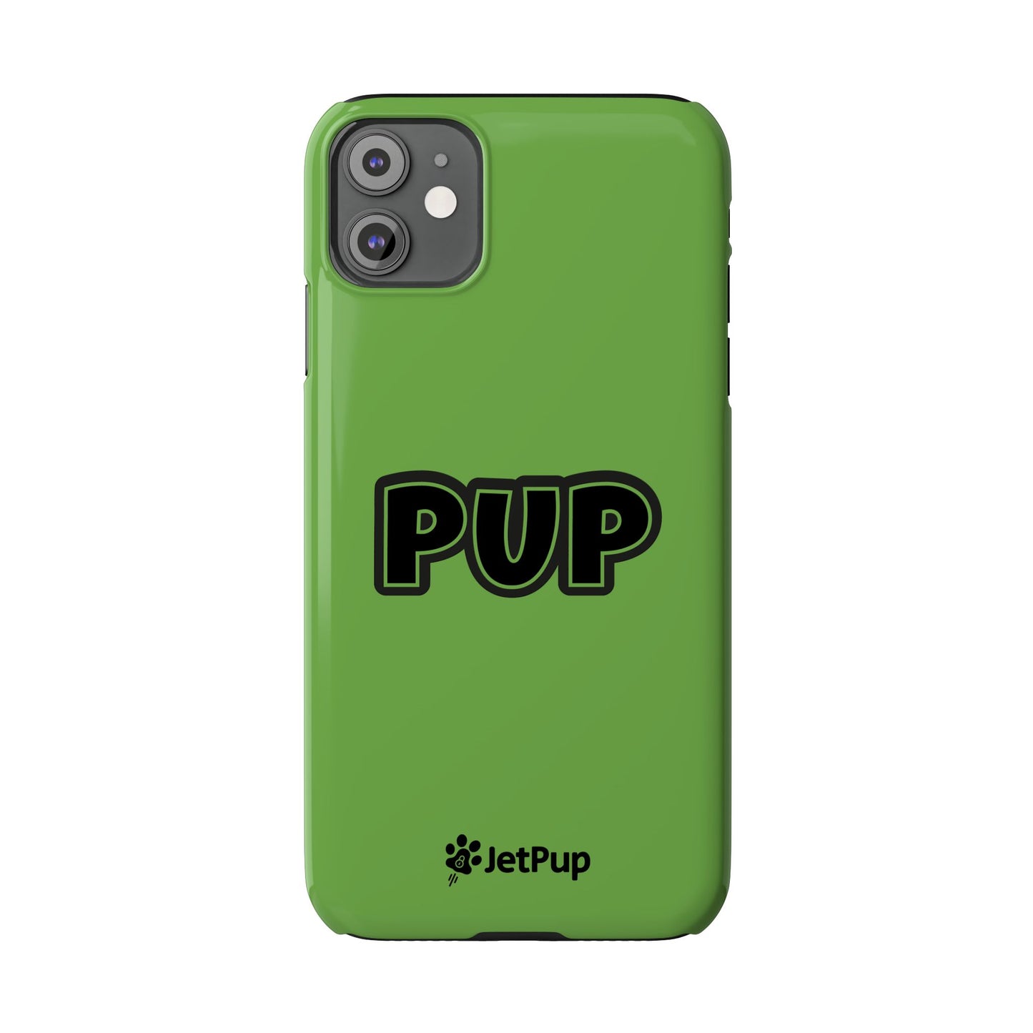 Pup Slim iPhone Cases - Green