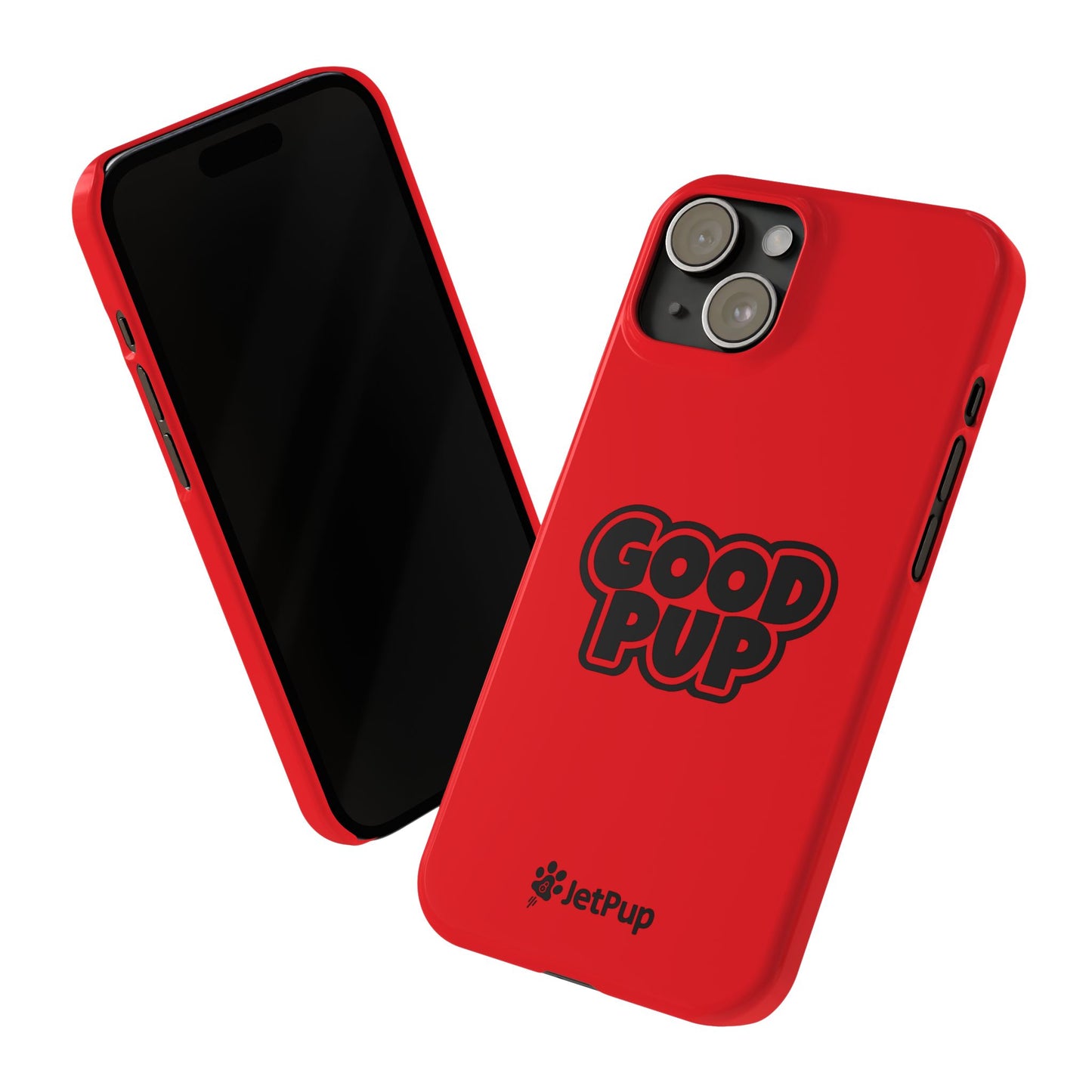 Good Pup Slim iPhone Cases - Red
