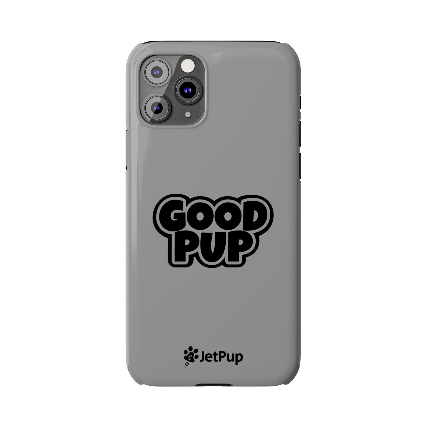 Good Pup Slim iPhone Cases - Grey