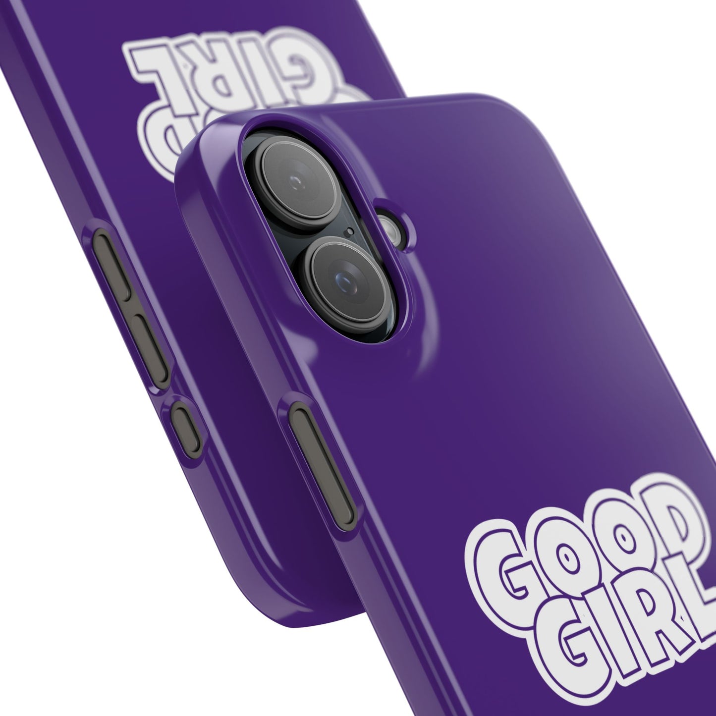 Good Girl Slim iPhone Cases - Purple