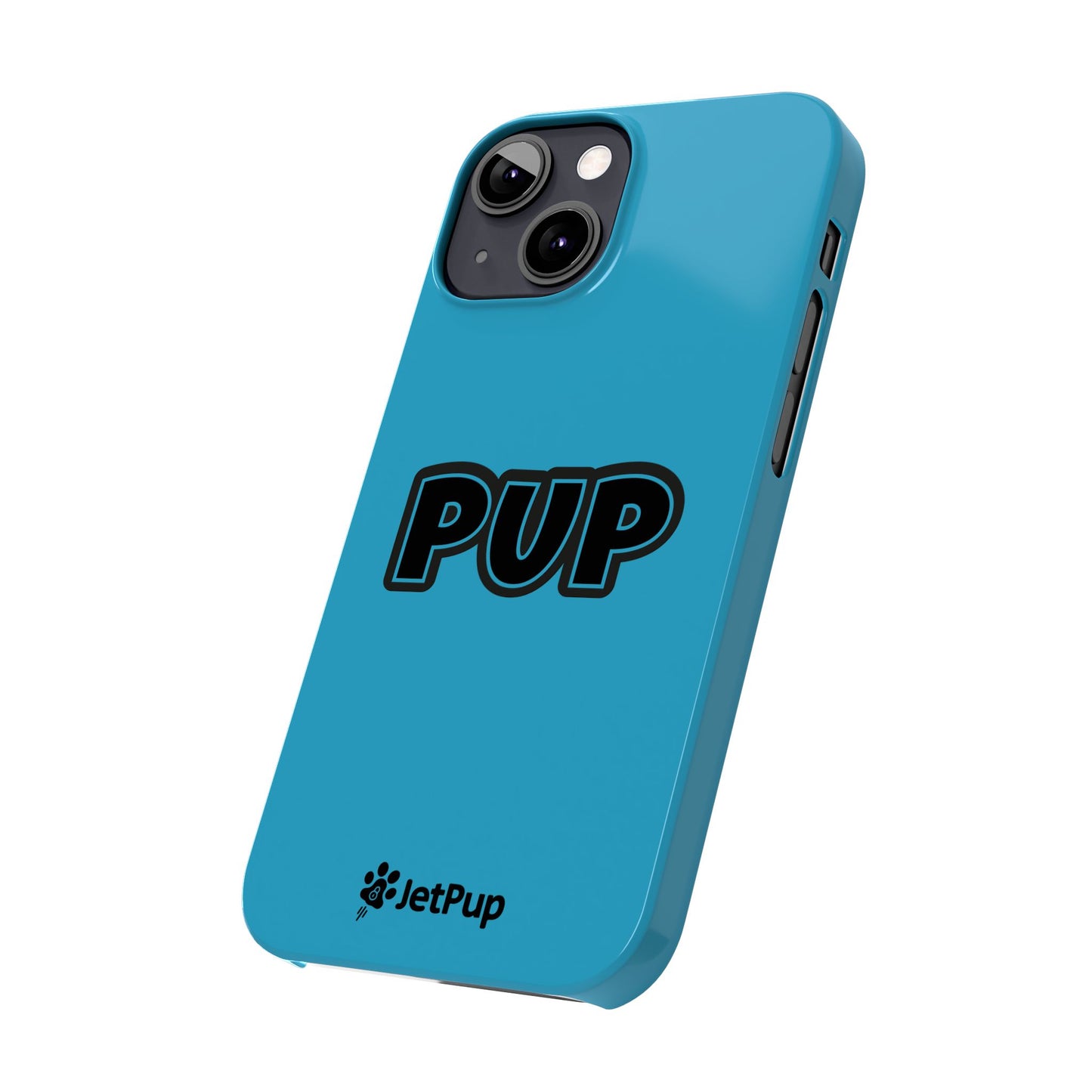 Pup Slim iPhone Cases - Turquoise