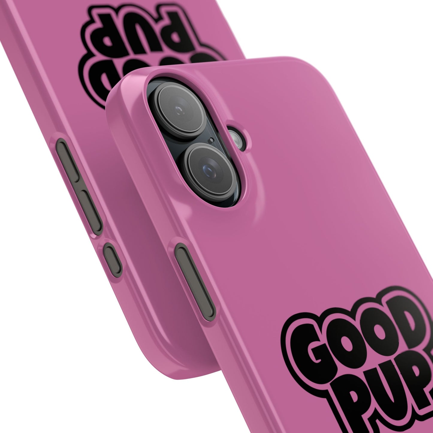 Good Pup Slim iPhone Cases - Pink