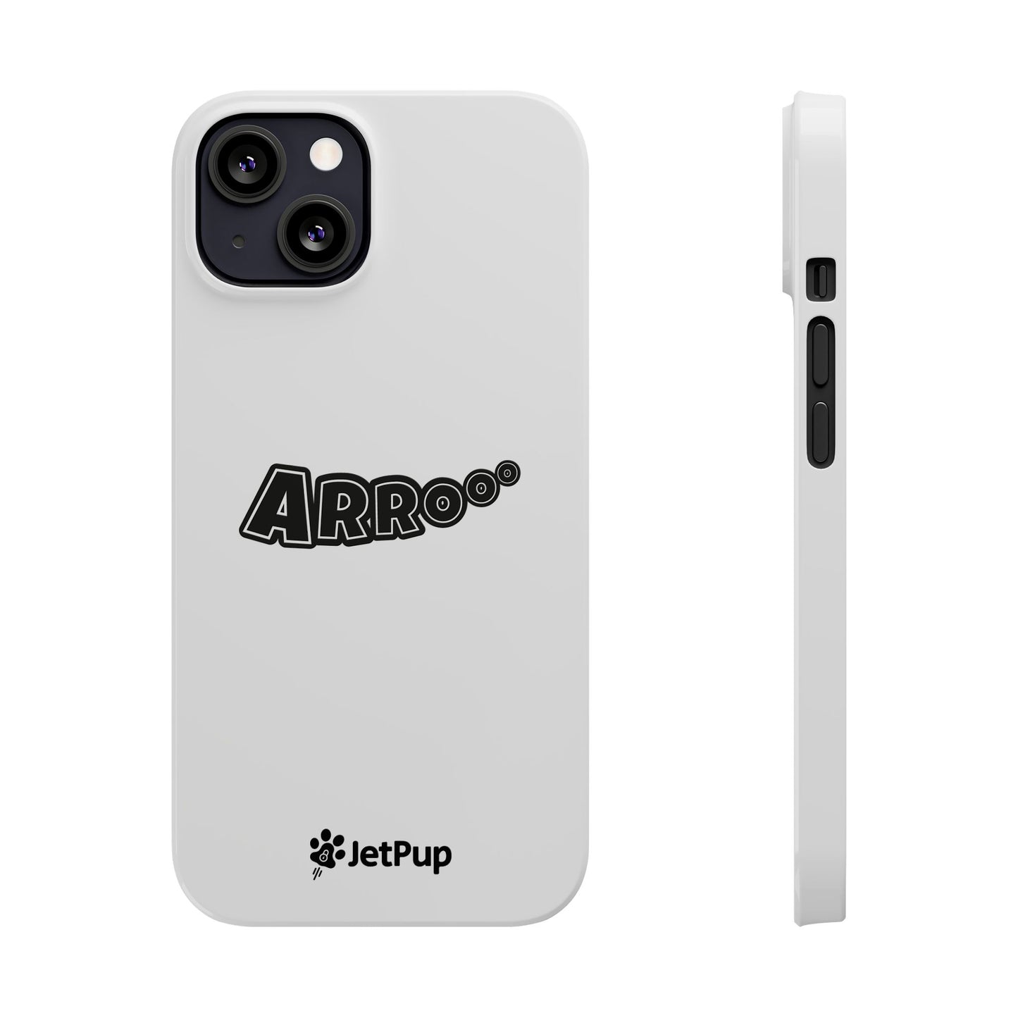 Arrooo Slim iPhone Cases - White