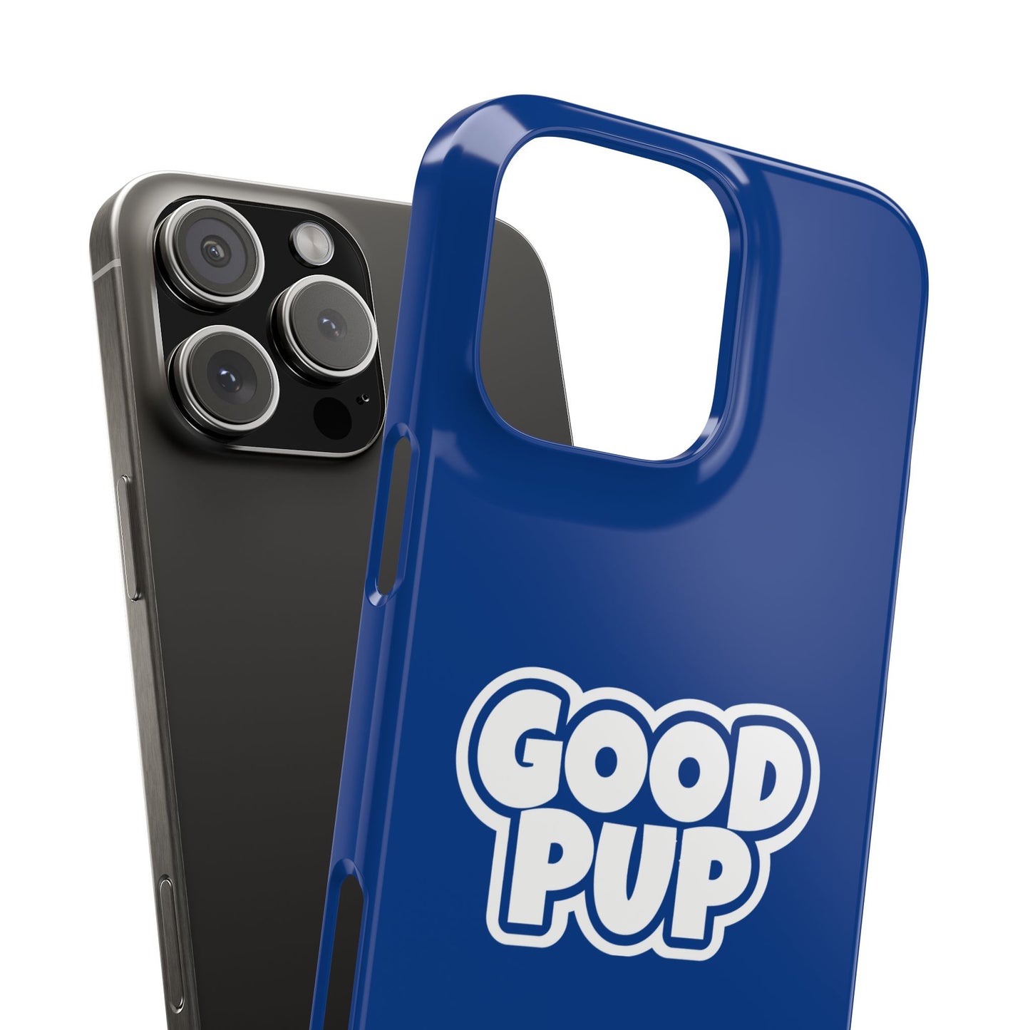 Good Pup Slim iPhone Cases - Blue