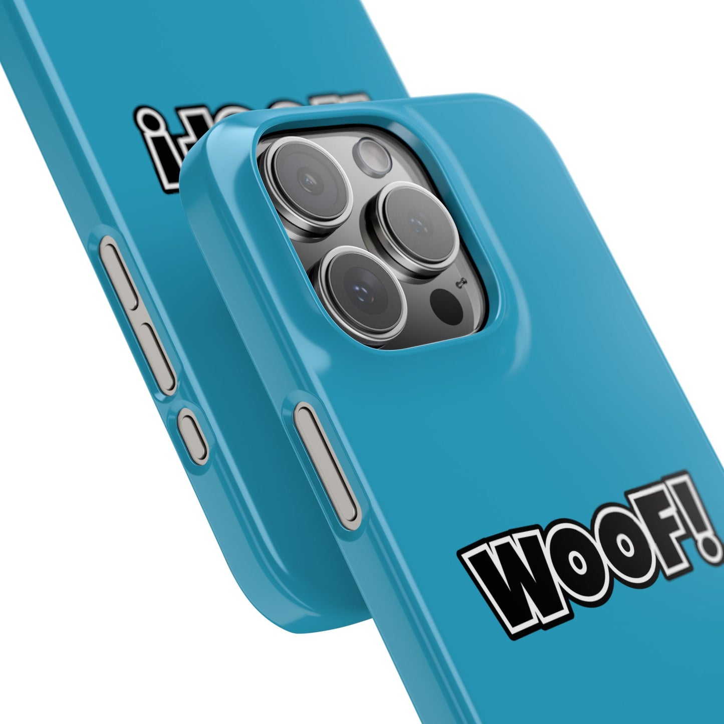Woof Slim iPhone Cases -Turquoise
