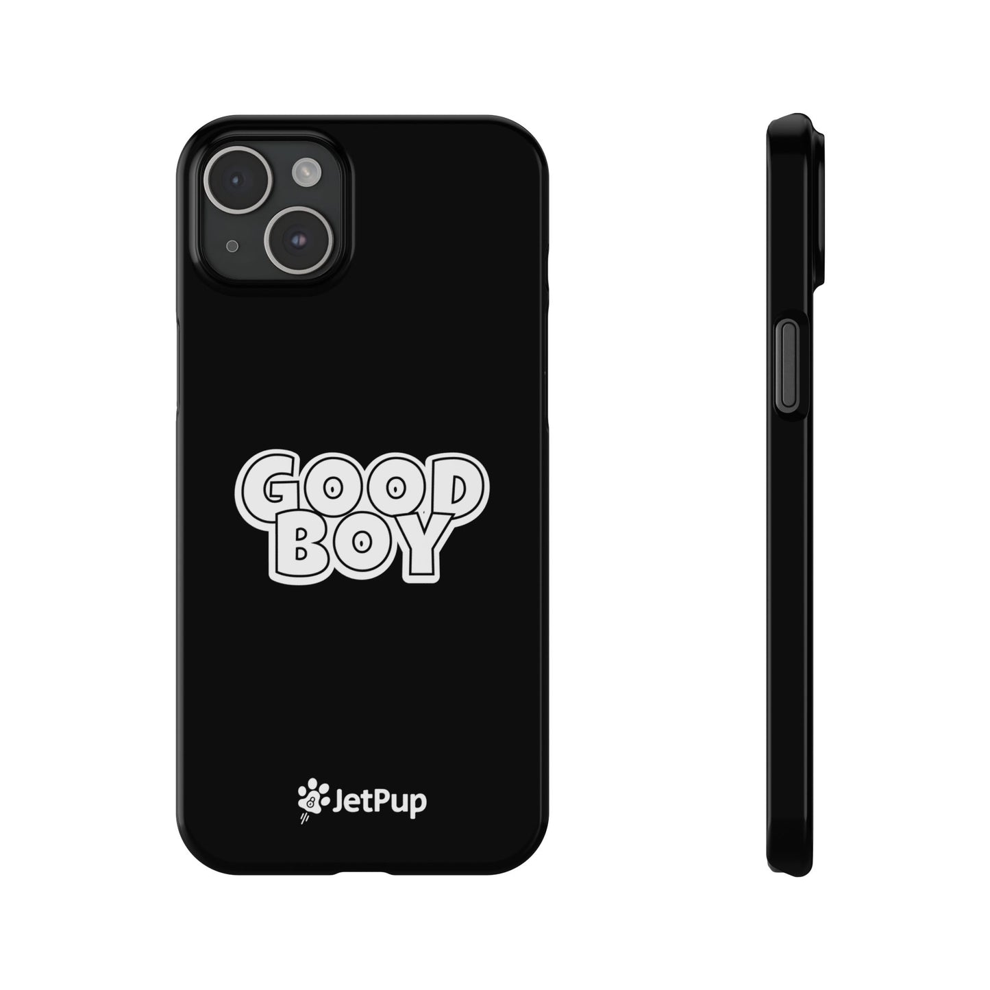 Good Boy Slim iPhone Cases - Black