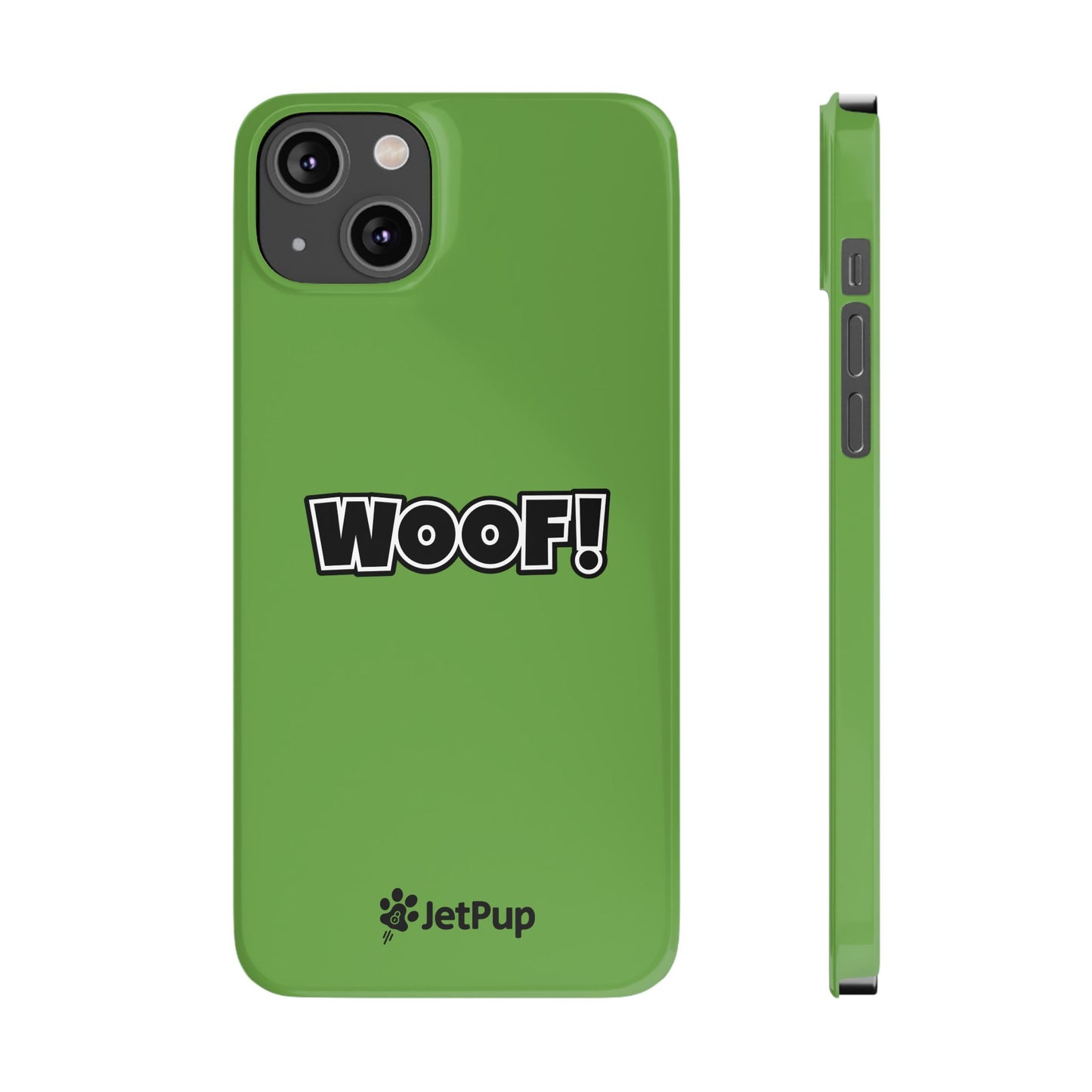 Woof Slim iPhone Cases - Green